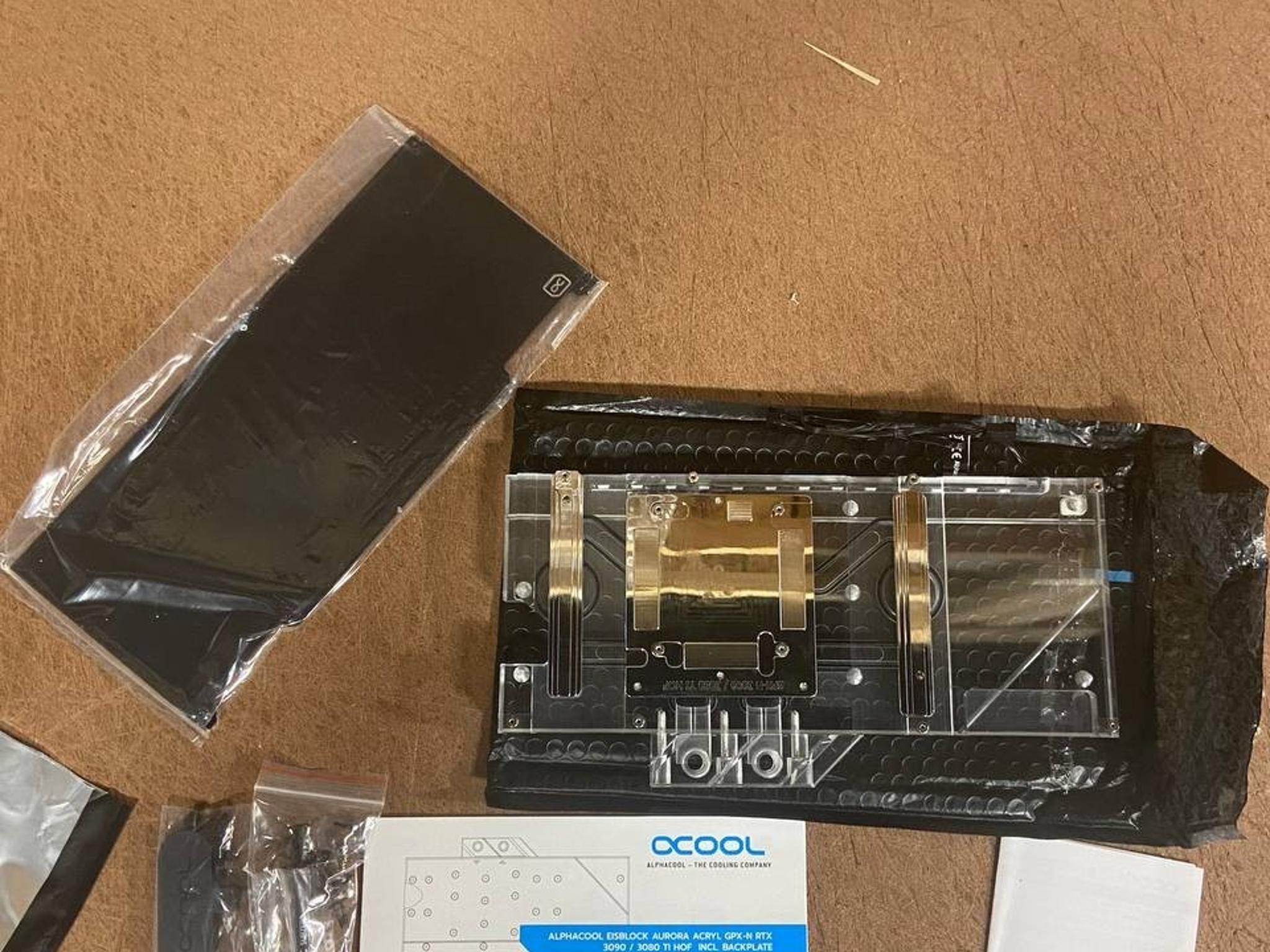 Alphacool Eisblock Aurora Acryl GPX-N RTX 3090/3080 Ti HOF with Backplate (11967