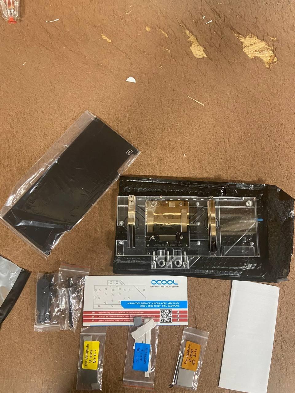 Alphacool Eisblock Aurora Acryl GPX-N RTX 3090/3080 Ti HOF with Backplate (11967