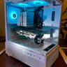 Intel 10 Core White Gaming PC RX 580 1tb SSD 32GB RAM WIFi WINDOWS 10 Pro