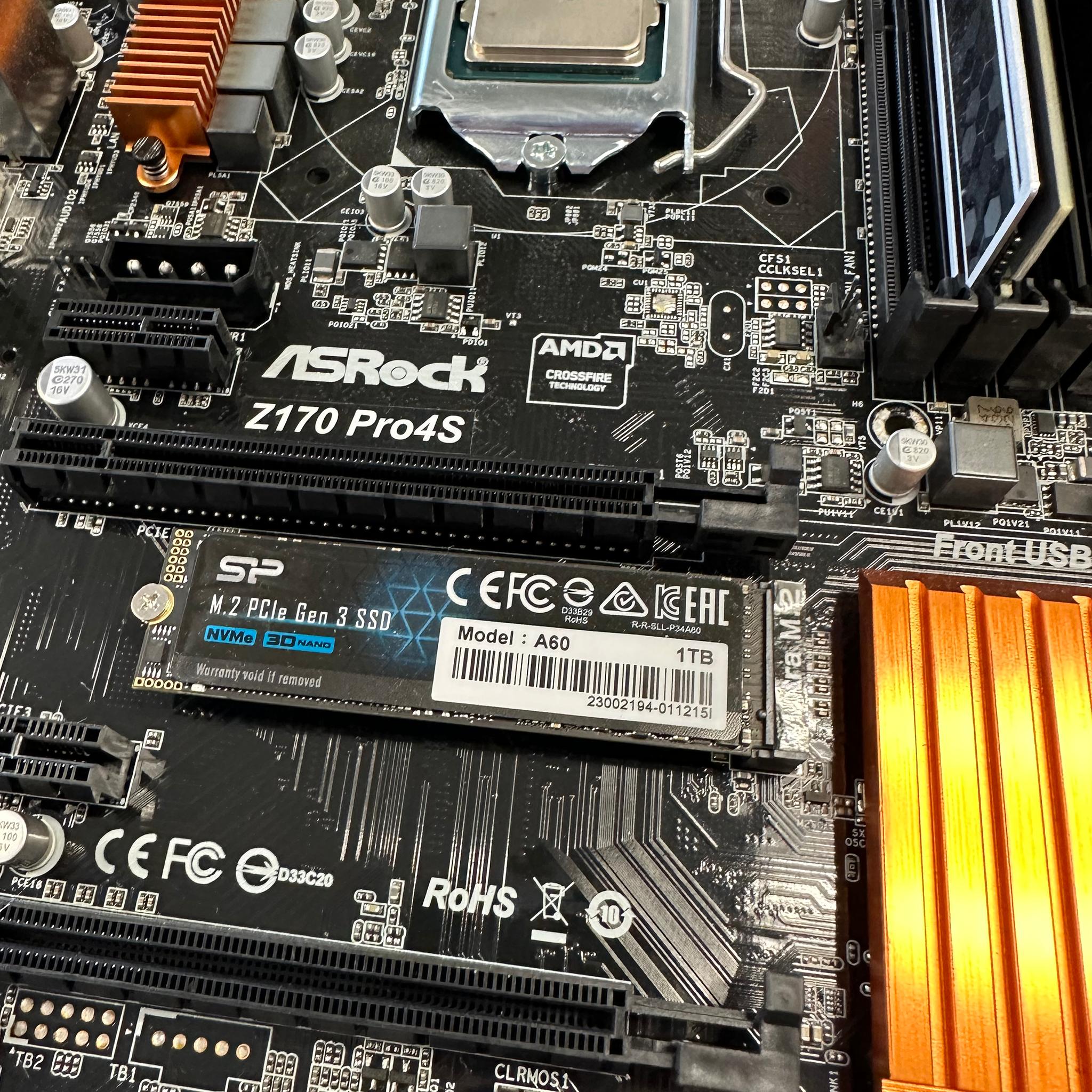 i7 6700 - Z170 - 32gb RAM - 1tb NVMe Combo