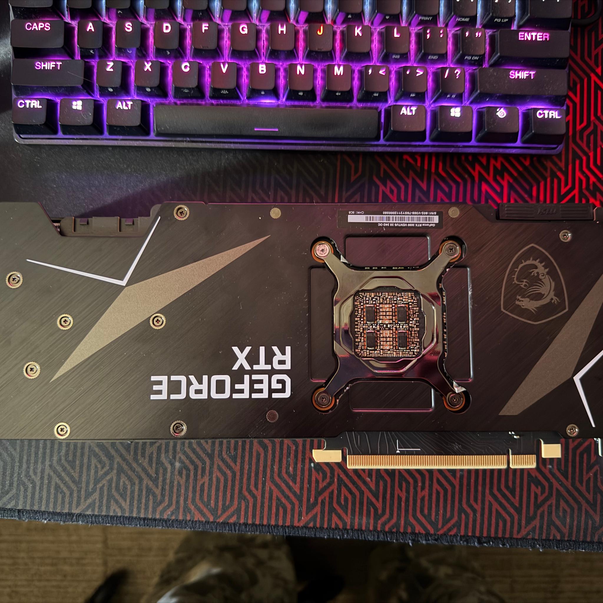 **NOT WORKING** MSI GeForce RTX 3090 VENTUS 3X 24G OC **FOR PARTS**