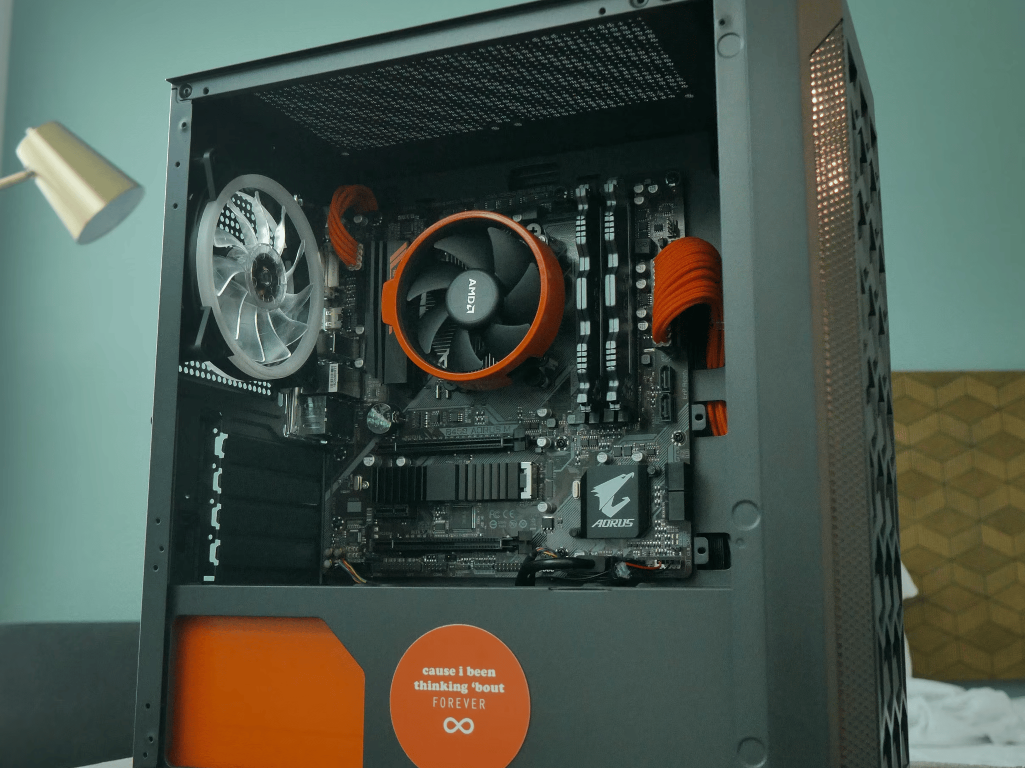 A "Frank Ocean Themed" Ryzen Gaming PC! - Ryzen 4350G, 16GB, 500G NVME, 4 RGB Fans