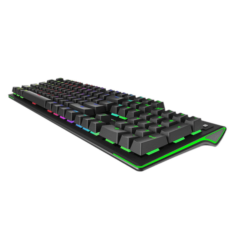 K801 Mechanical Gaming Keyboard – RGB Backlit, Blue Switches, Anti-Ghosting, Full-Size 104 Keys