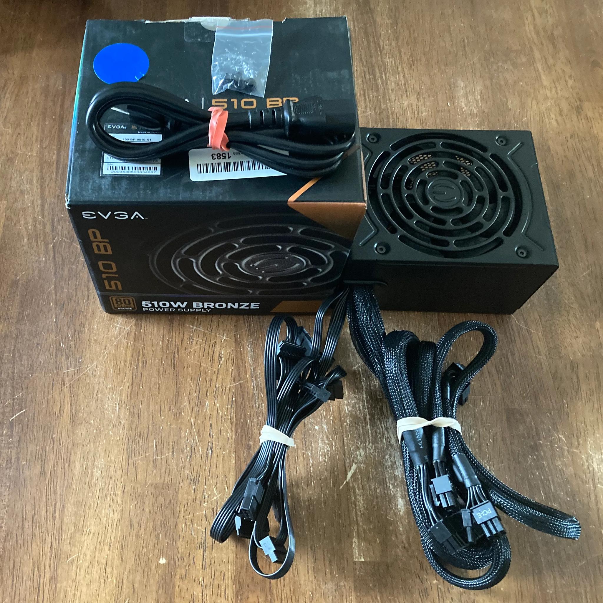 EVGA 510 BP 510W 80+ Bronze ATX Power Supply