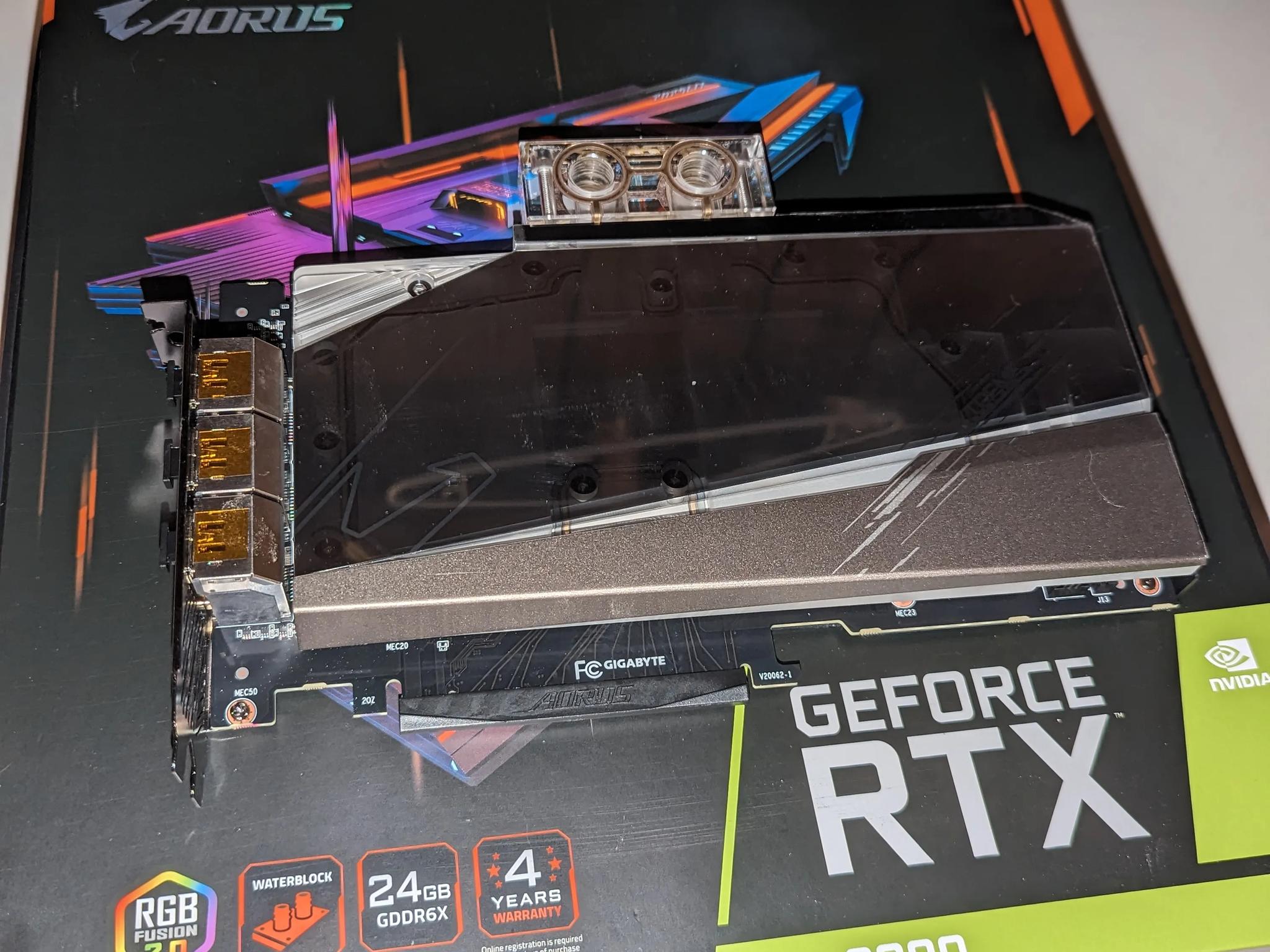 Gigabyte Aorus GeForce RTX 3090 Xtreme Waterforce WB 24GB GDDR6X Graphics Card
