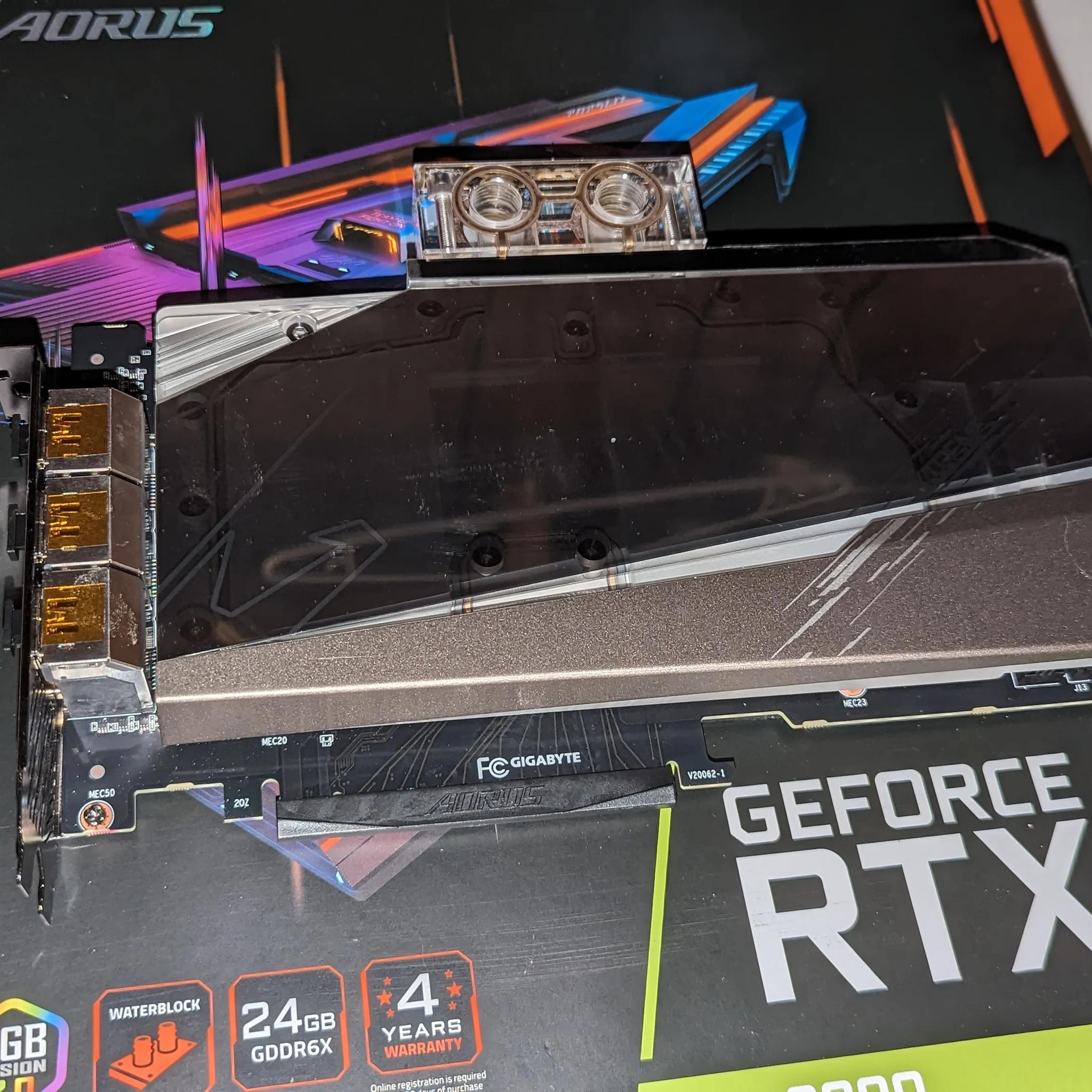 Gigabyte Aorus GeForce RTX 3090 Xtreme Waterforce WB 24GB GDDR6X Graphics Card