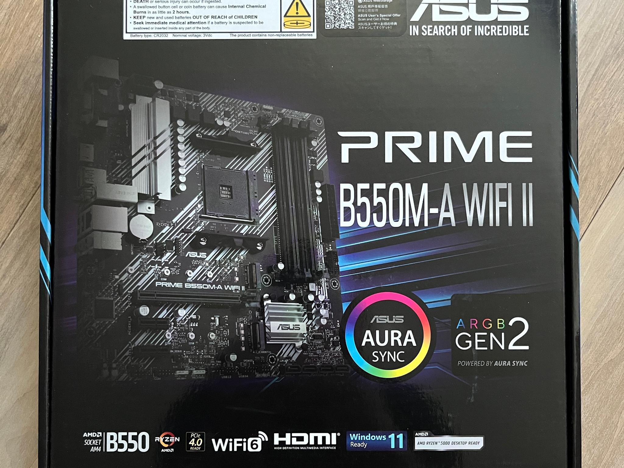 ASUS PRIME B550M-A WIFI II - Image 1