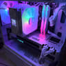 WHITE 3080 Gaming PC | RTX 3080 | 16GB DDR5 | 9600x | 1TB Storage | LCD DISPLAY Cooler