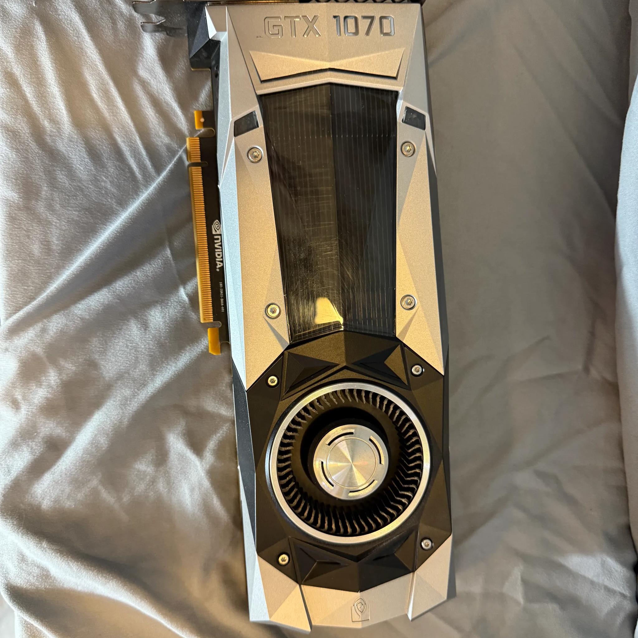 NVIDIA GeForce GTX 1070, 8GB, used, good condition, Founders Edition