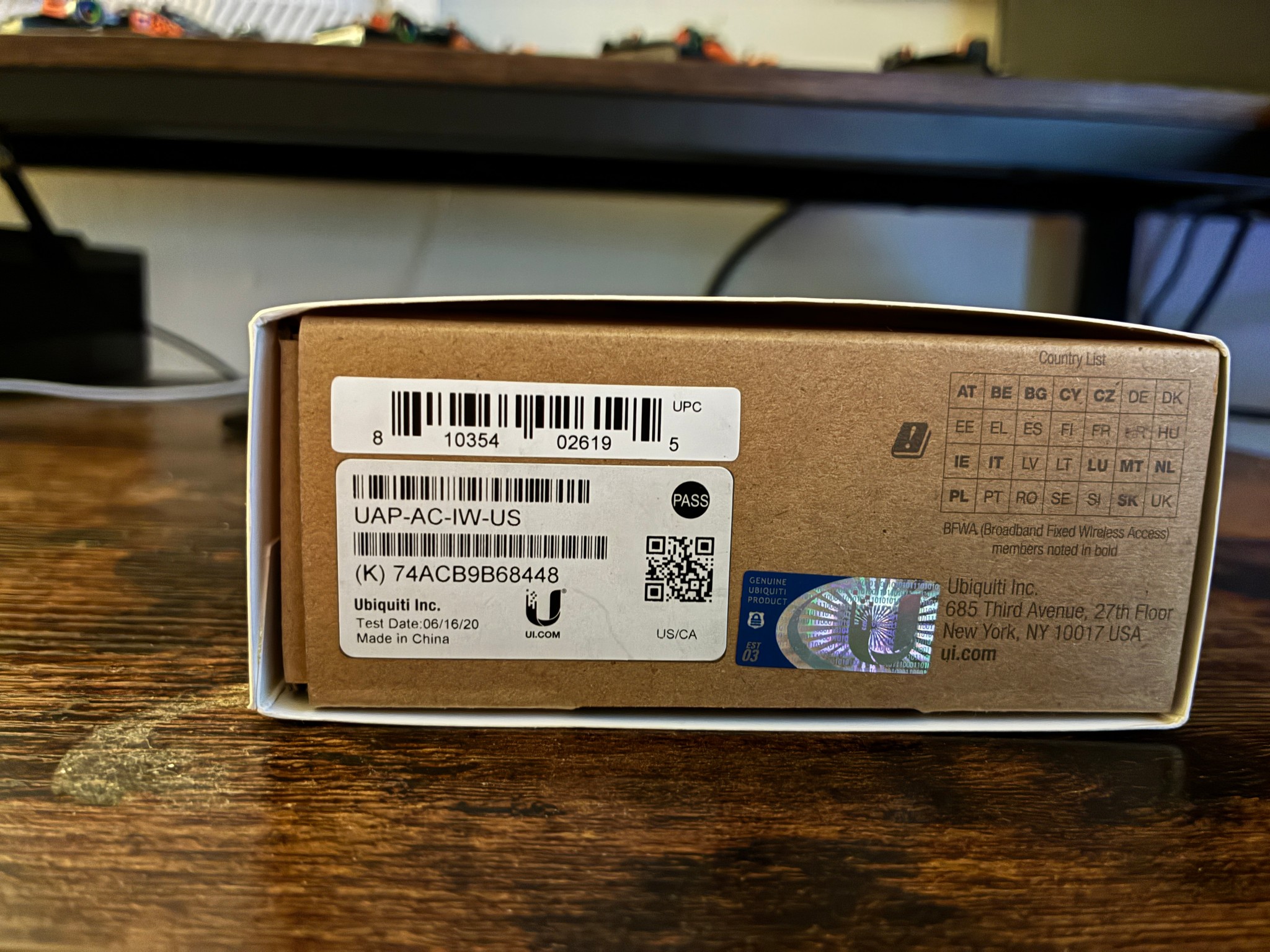 Ubiquiti Unifi AC In-Wall Wireless Access Point