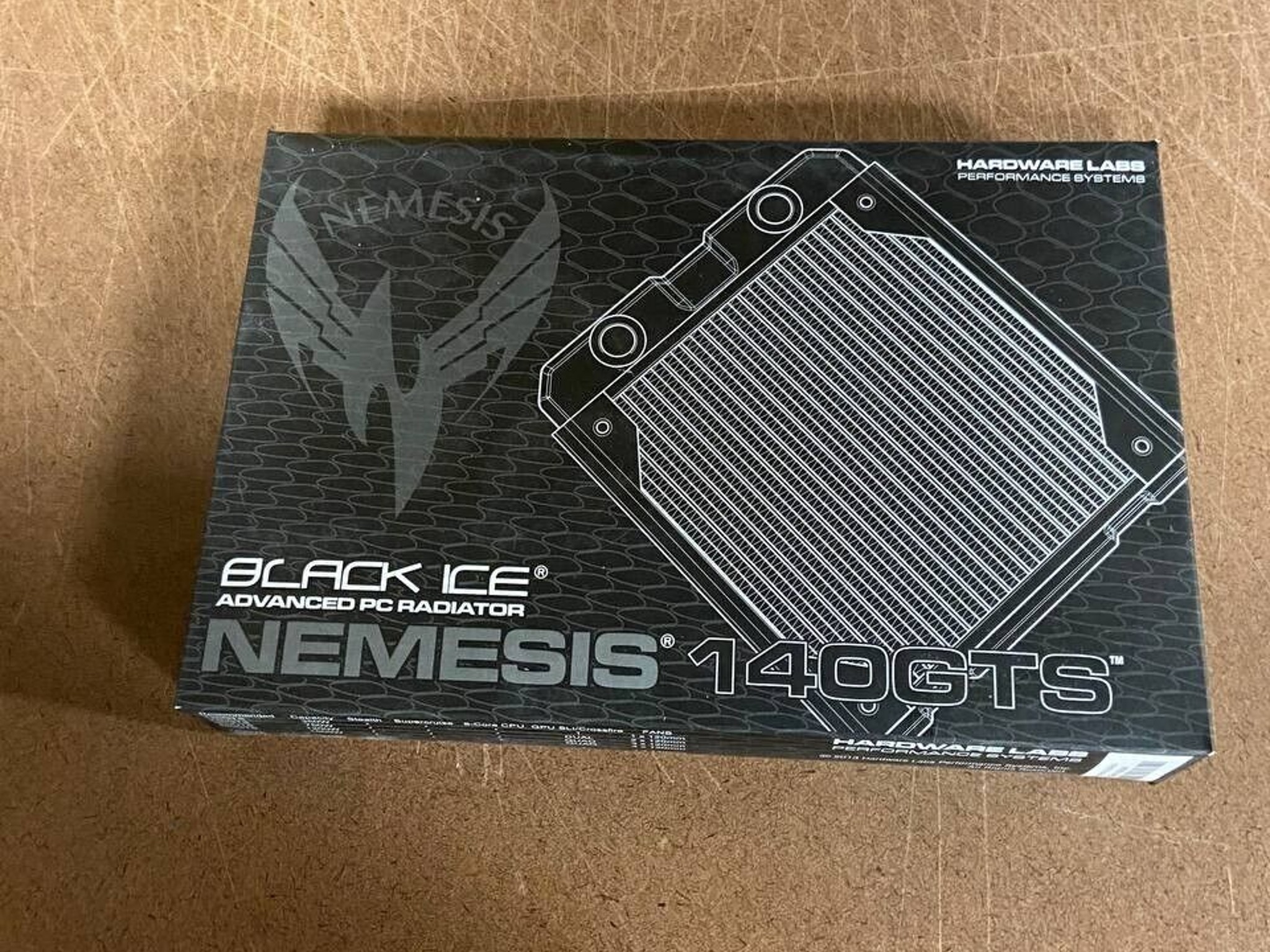 Black Ice Nemesis Radiator GTS 140 - Satin White