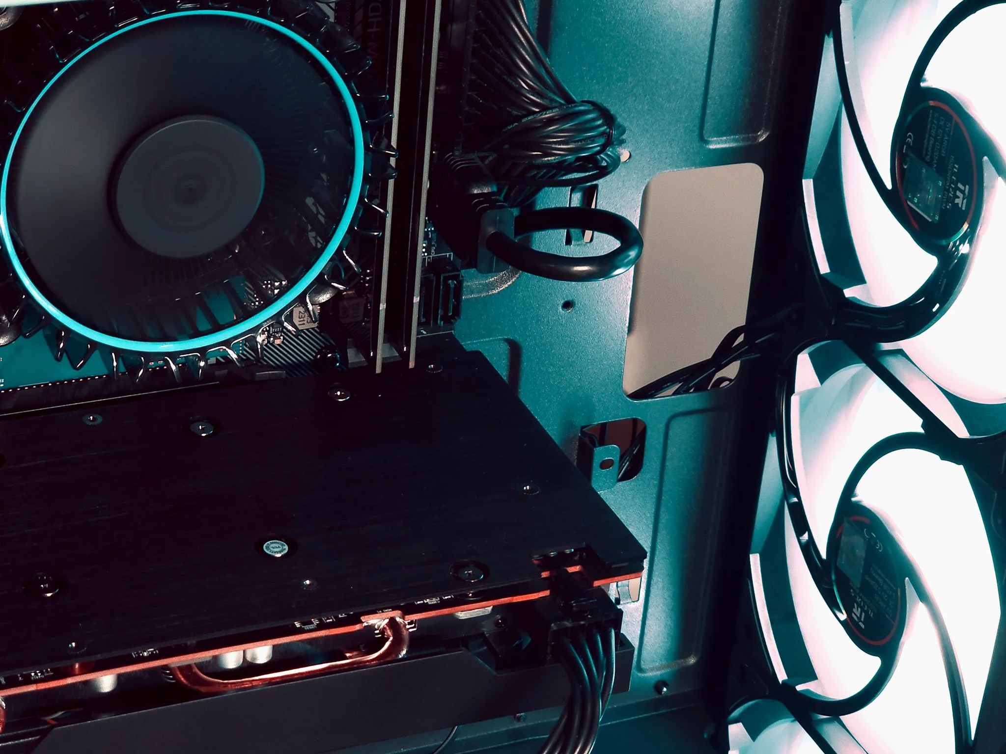 🌊Aqua💠 I5 12600KF/ RX 7600 Gaming PC Computer