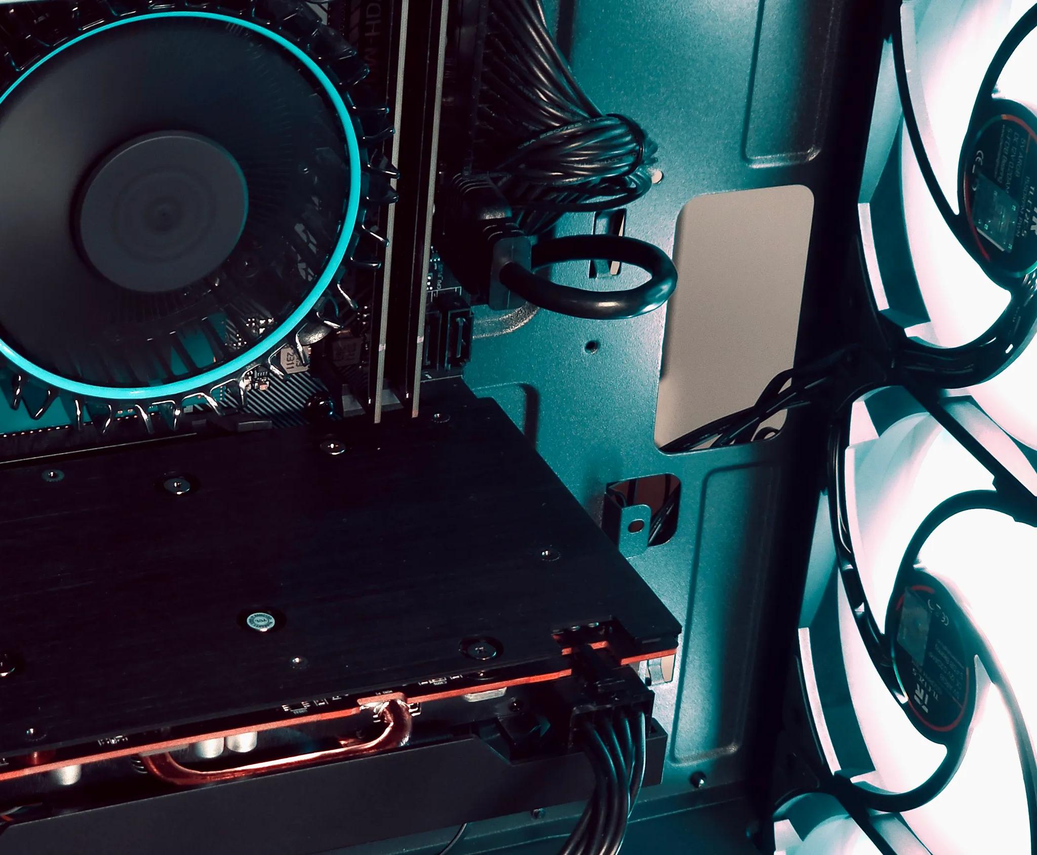 🌊Aqua💠 I5 12600KF/ RX 7600 Gaming PC Computer
