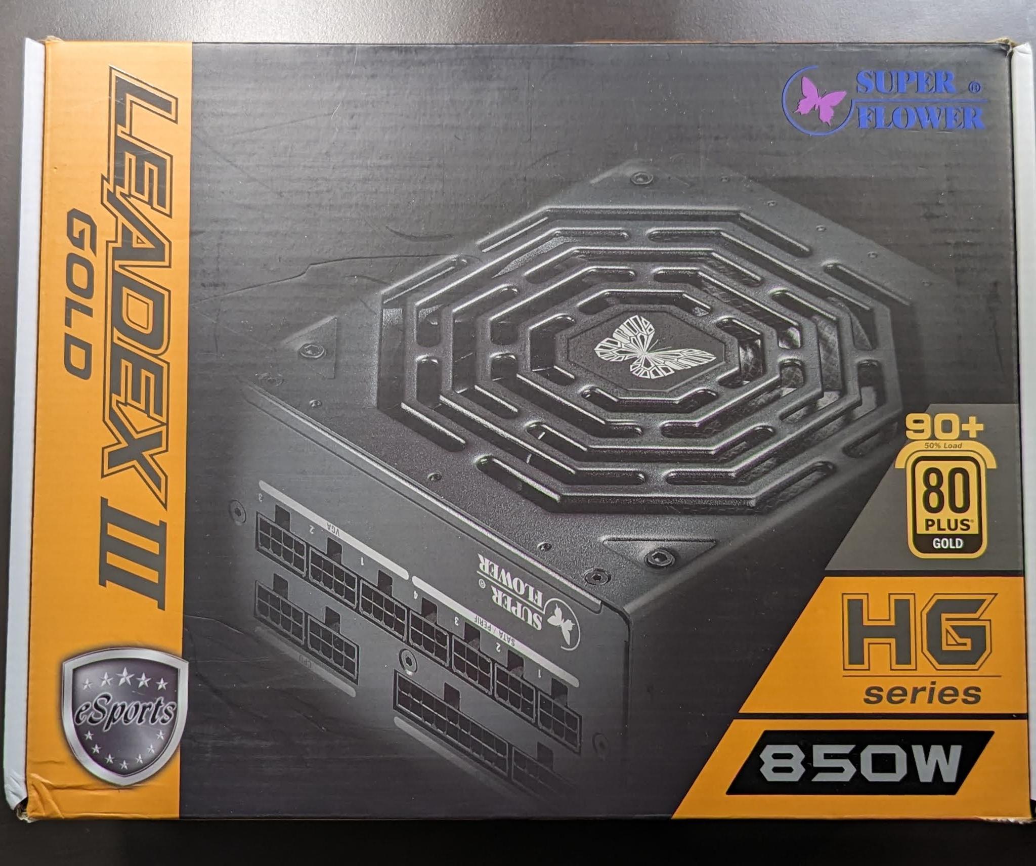 Super Flower Leadex III Gold 850W 80+ Gold Fully Modular ATX PSU