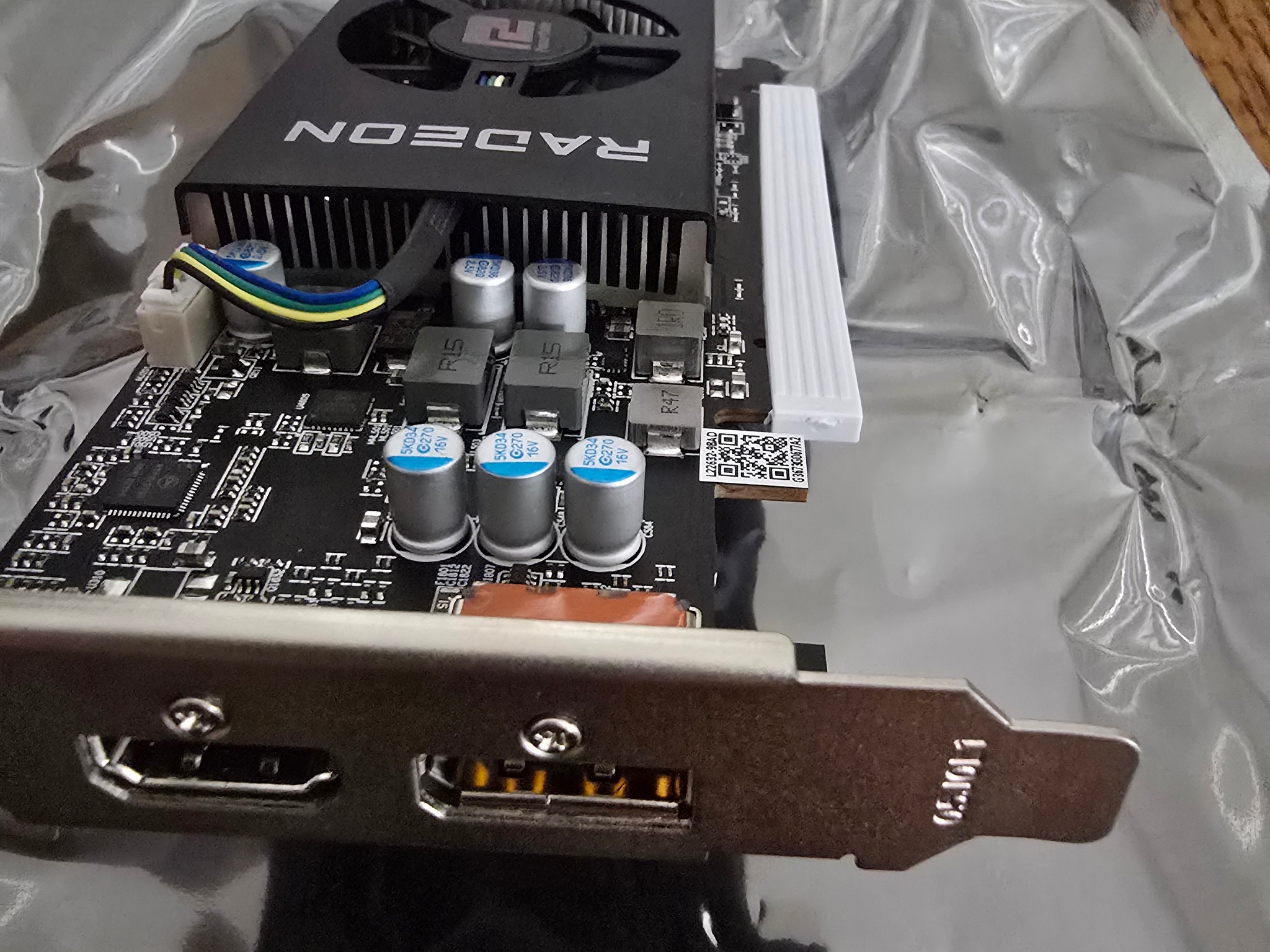 PowerColor Low Profile Radeon RX 6400 4Gb DDR6 no external power SFF single slot itx optiplex mini