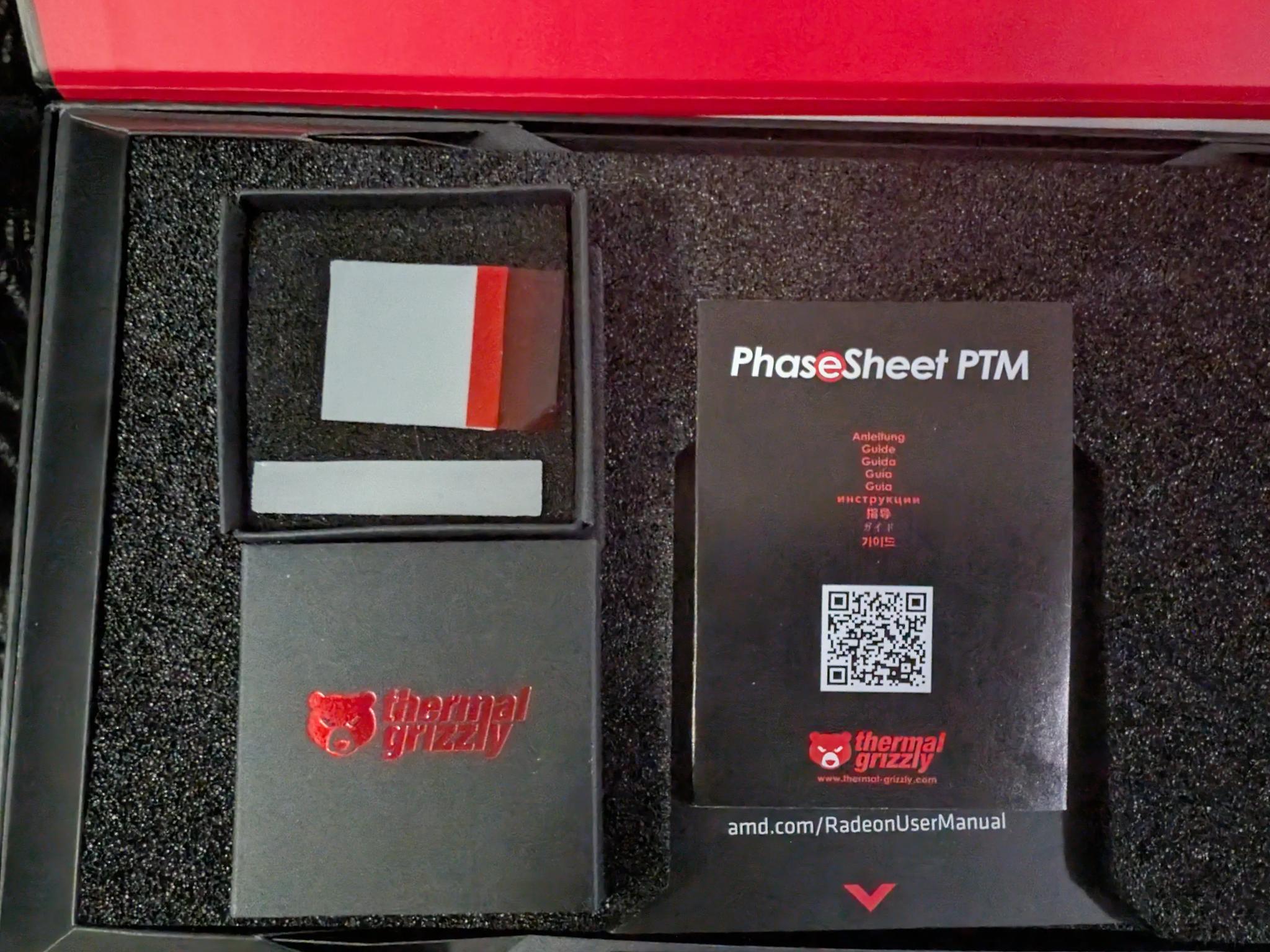 AMD Radeon RX 6800XT 16GB in Original Packaging with extra PhaseSheet PTM