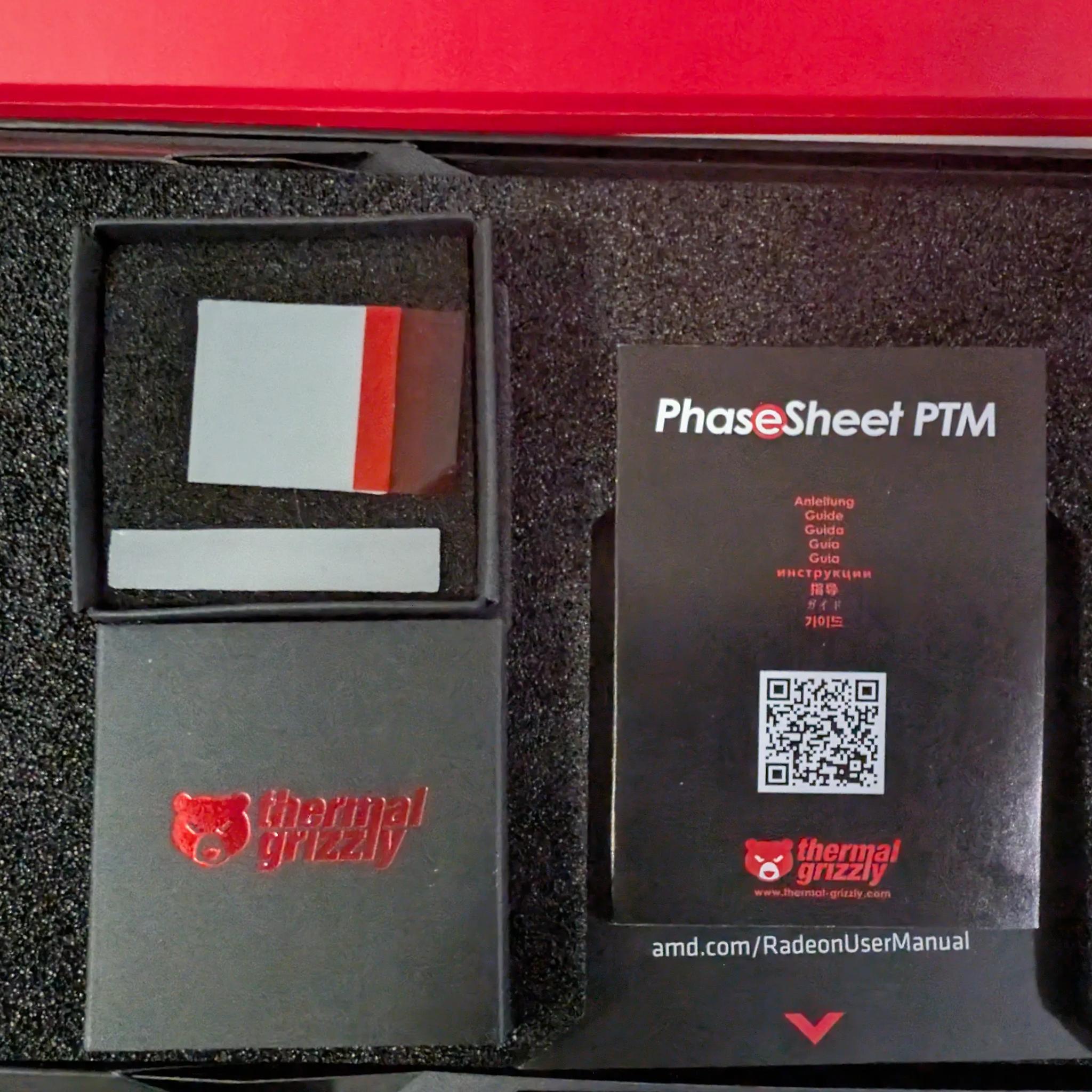 AMD Radeon RX 6800XT 16GB in Original Packaging with extra PhaseSheet PTM