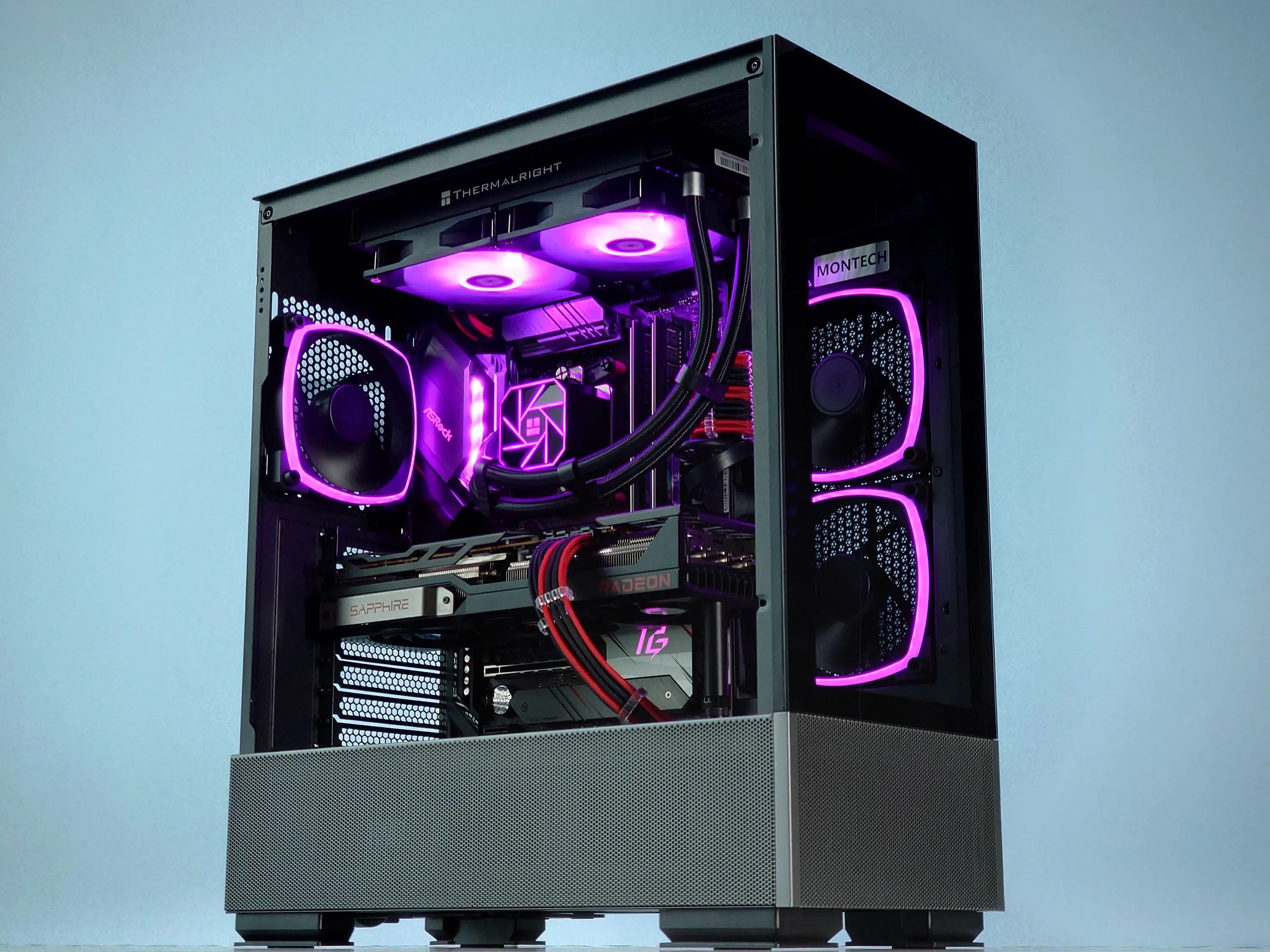 🖤❤️Liquid Cooled Gaming PC🚀AMD RX 6800 16GB🚀AMD Ryzen 7 5800X 8 core🚀32GB DDR4🚀1TB SSD