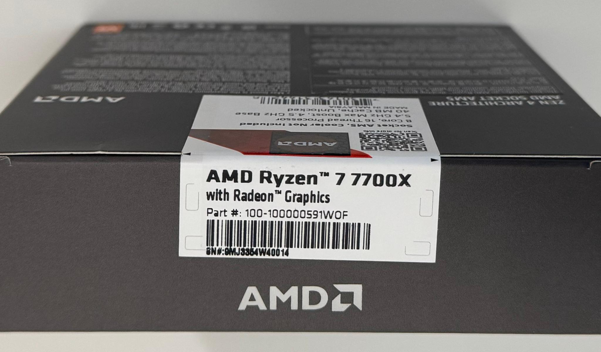 AMD Ryzen 7 7700X CPU + GIGABYTE B650M GAMING PLUS WIFI Socket AM5 B650 Micro-ATX Motherboard combo