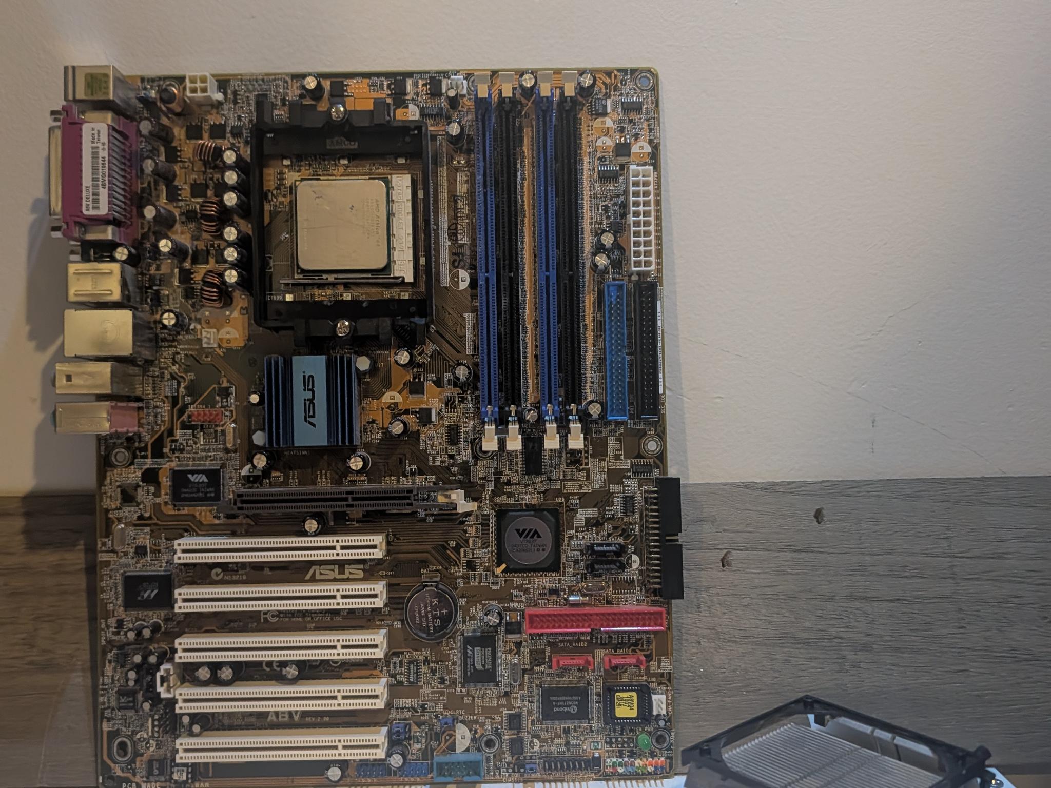 RETRO ASUS CPU Motherboard Cooler combo