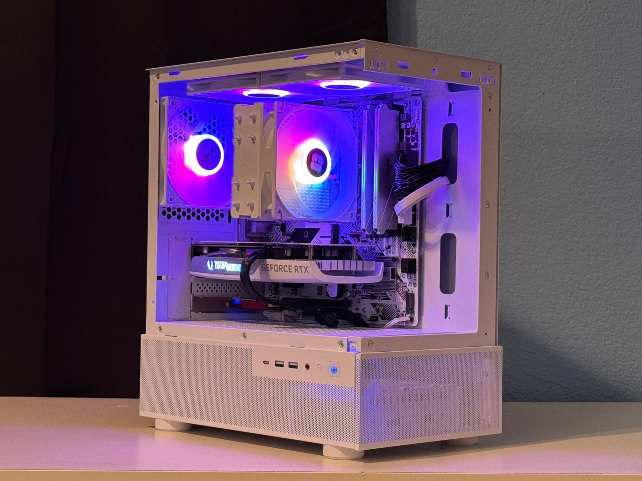 ⬜Whiteout⬜ Ryzen 5 5600 | RTX 4060 8GB White | 16GB Ram 3200mhz | 1TB nVME SSD | Win11 Pro + Wifi