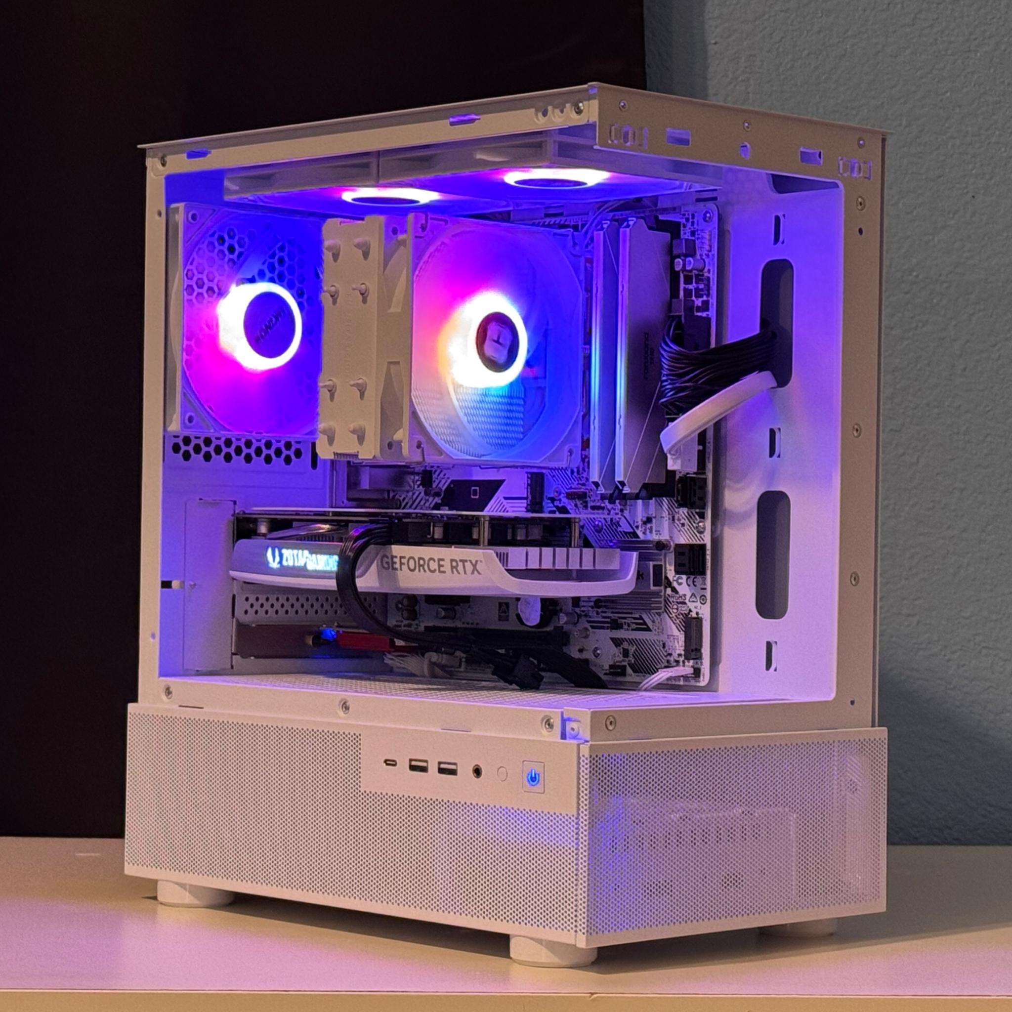 ⬜Whiteout⬜ Ryzen 5 5600 | RTX 4060 8GB White | 16GB Ram 3200mhz | 1TB nVME SSD | Win11 Pro + Wifi