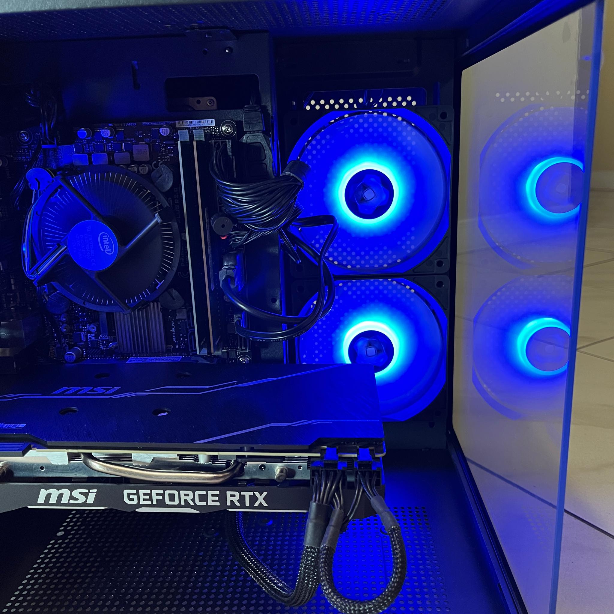 🟢🔥NVIDIA RTX 2070 Super, Intel i5-9400, 16GB RAM, 870 GB Storage, High Performance RGB Gaming PC 🖥️