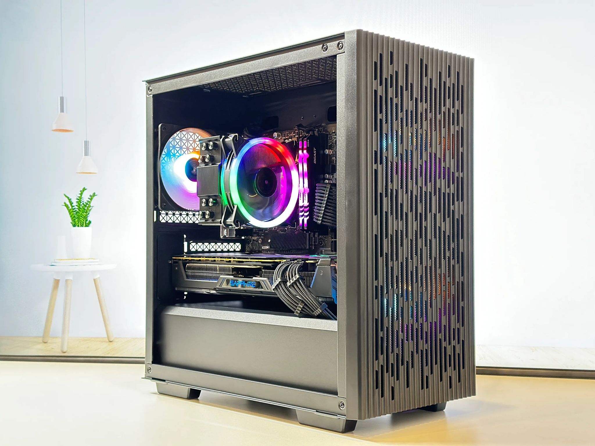 🪁Gaming PC🪁Radeon RX Vega 64 8GB HBM2🪁Ryzen 3500 6core🪁16GB DDR4🪁500GB SSD NVME