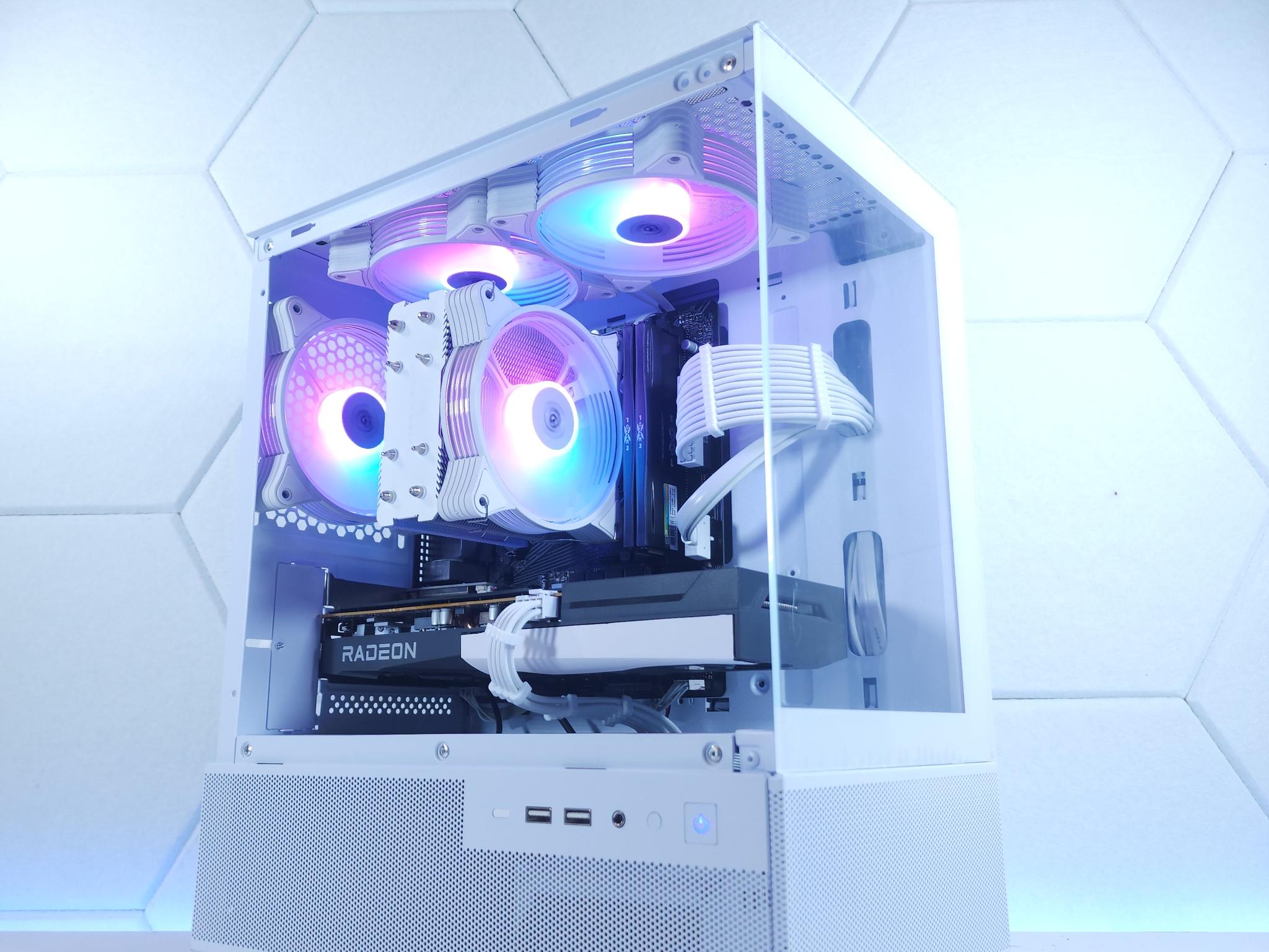 🤍🤍🤍1080p gaming | RX 6600 | Ryzen 5 5500 | 16GB 3200MHz | 1TB NVMe SSD