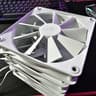 NZXT F120Q 120mm Quiet Airflow White Fan, Set of 4