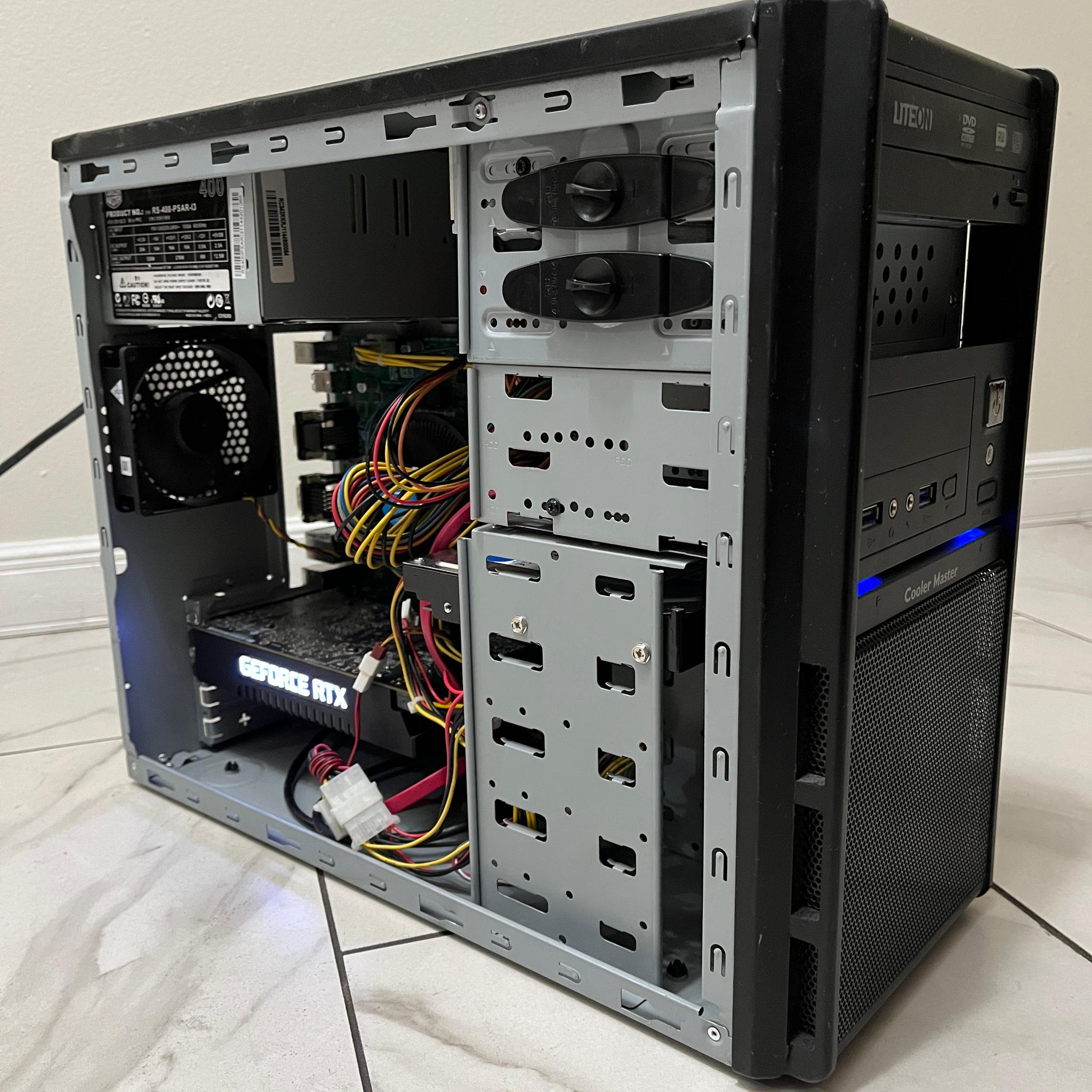 RTX 2060, Intel i3-10100, 16GB RAM, 1.2TB Storage, Gaming PC w/ Wi-Fi & BT (Scratch & Dent Case)