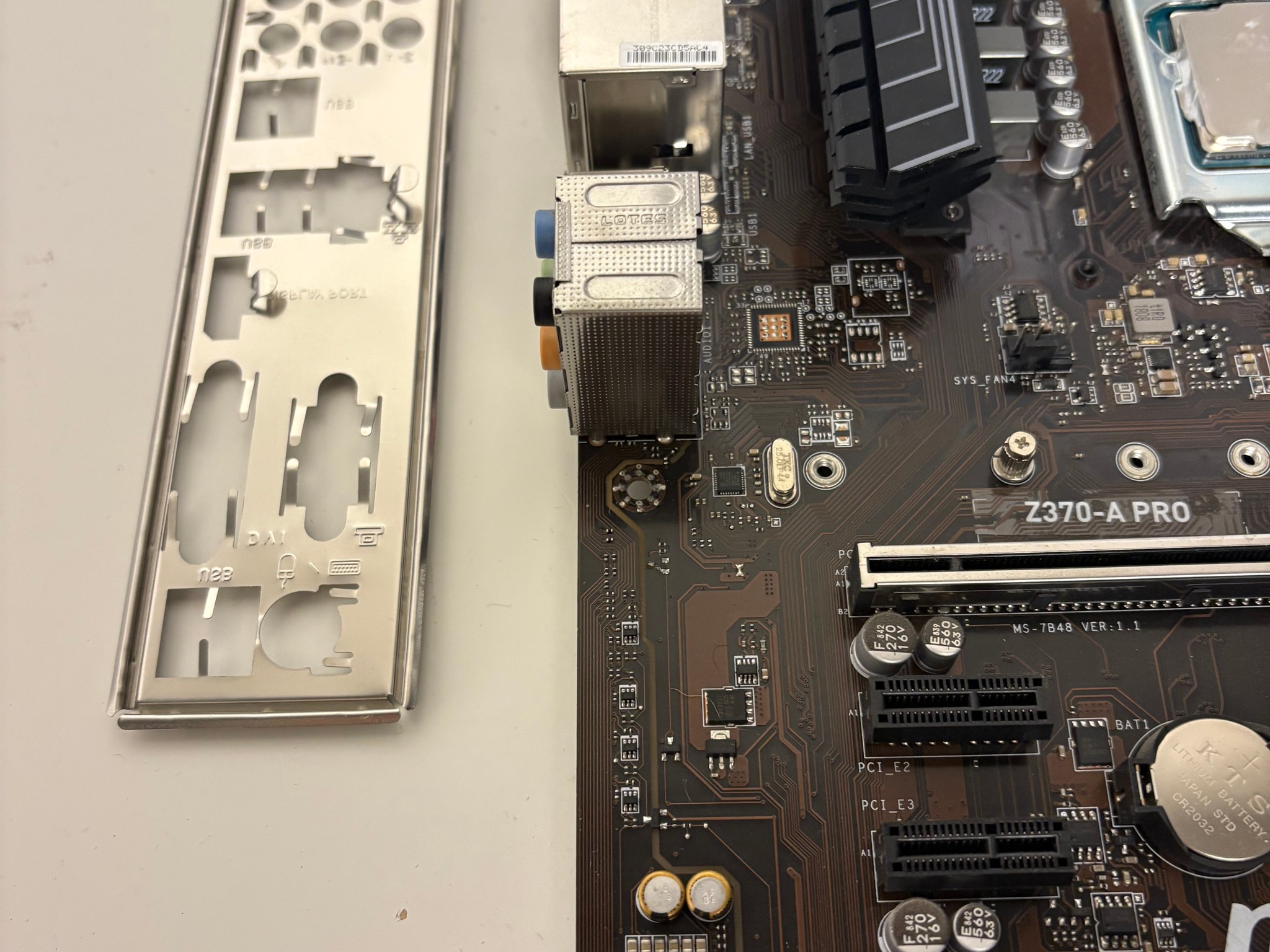 MB Combo - i7 8700K, Z370-A Pro