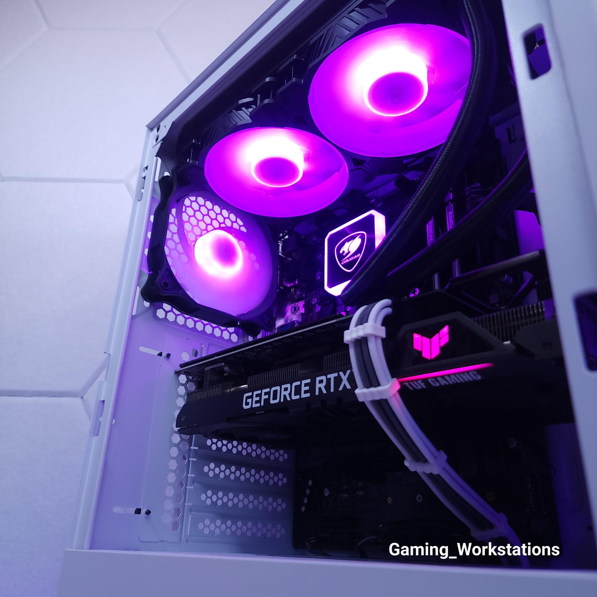 💜🤍RTX 3060Ti // Core i7 9700K // 16GB 3200MHz // 1TB NVMe Gen 3