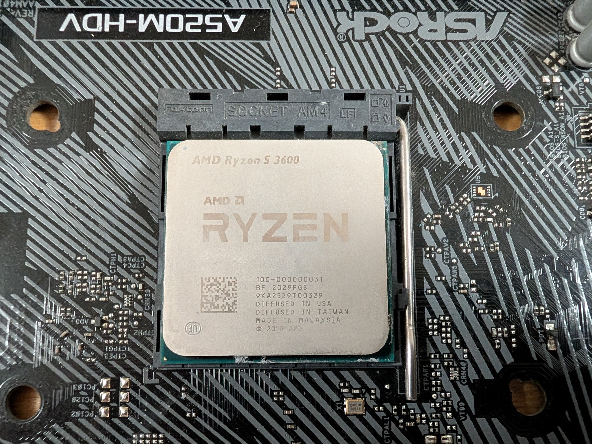 *PARTS* AsRock A520 + Ryzen 5 3600