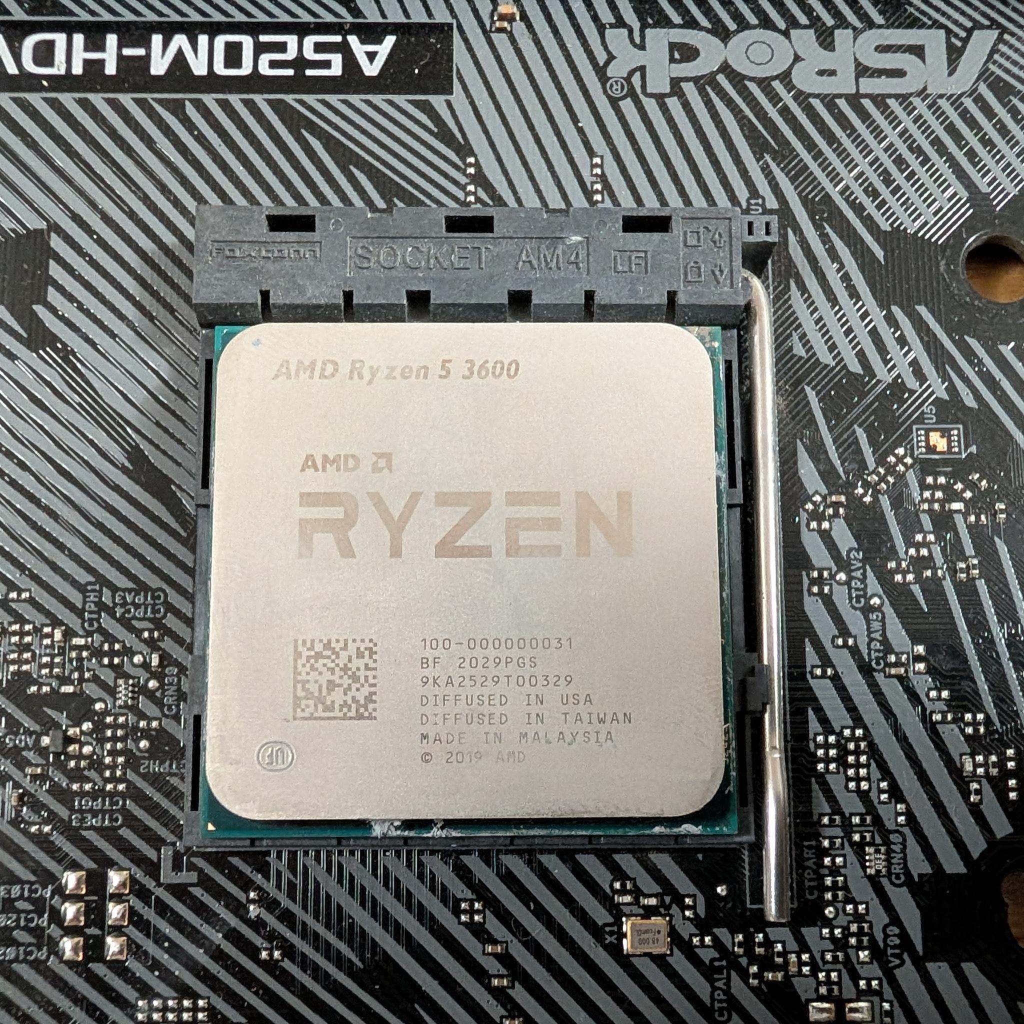 *PARTS* AsRock A520 + Ryzen 5 3600