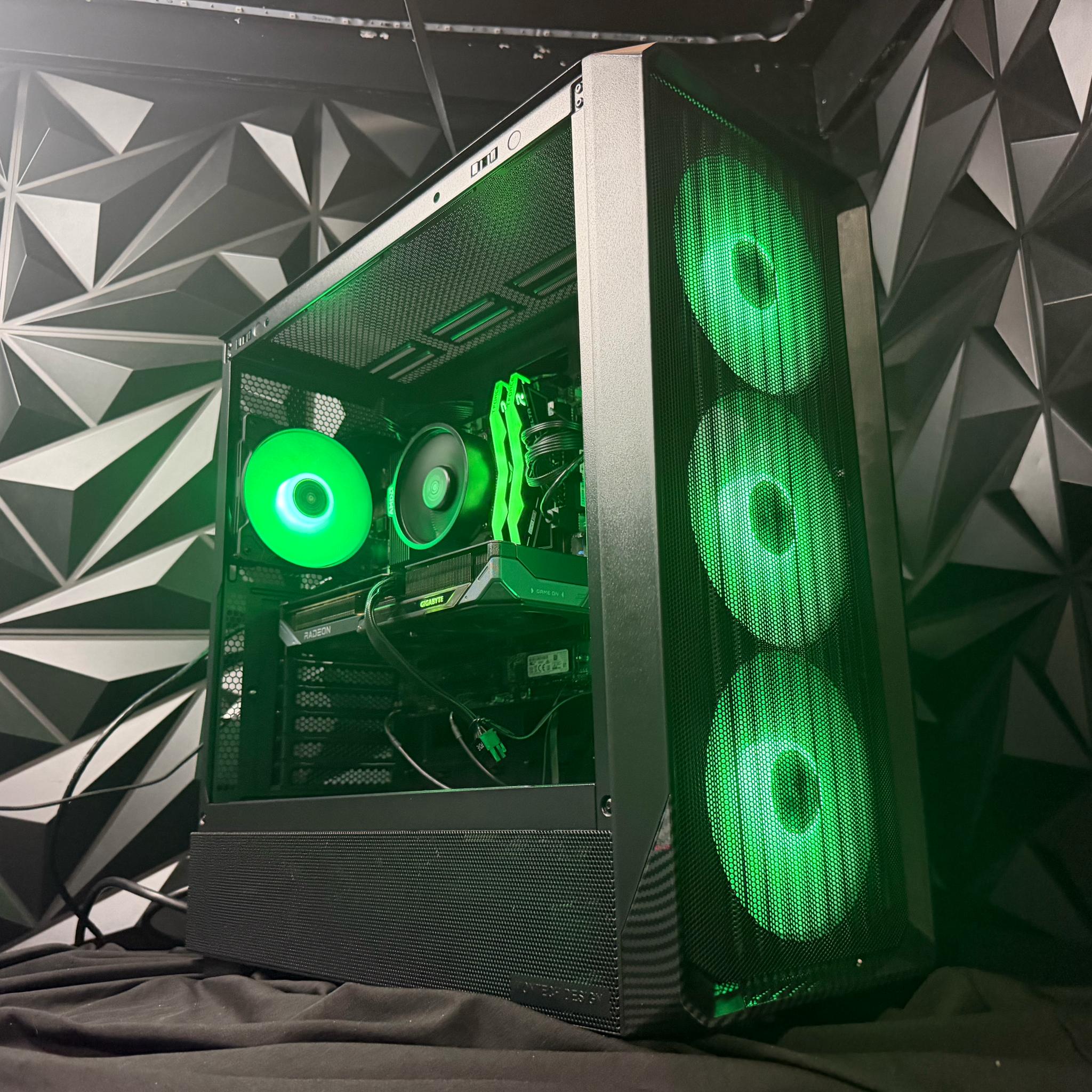 🖤⚡ CARBON 96 ⚡🖤Ryzen 5 9600X| RX 9060 XT | 16 GB DDR5| 1.25 TB NVMe| 650W PSU