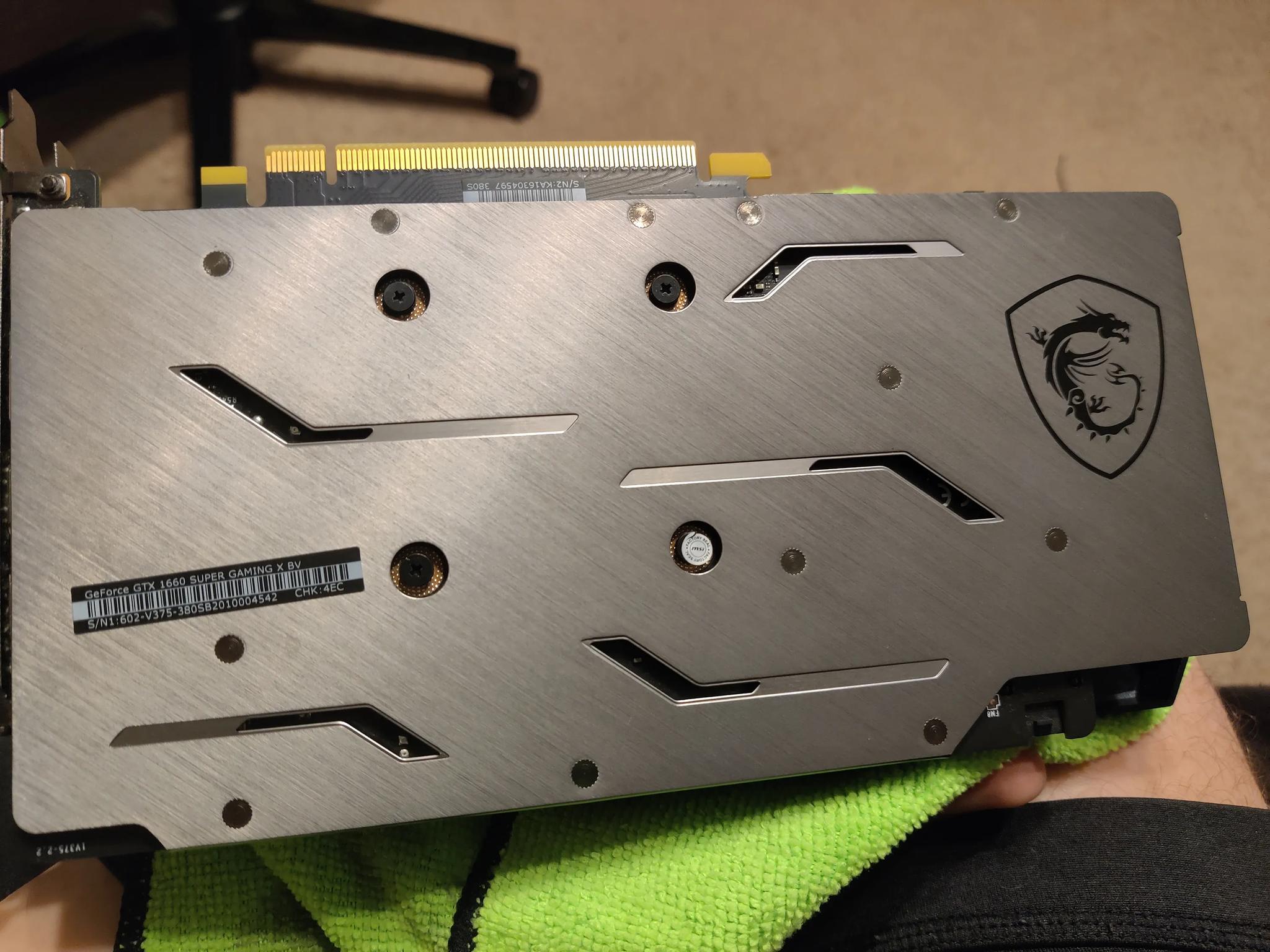 VERY GENTLY USED MSI GTX1660 SUPER Gaming x