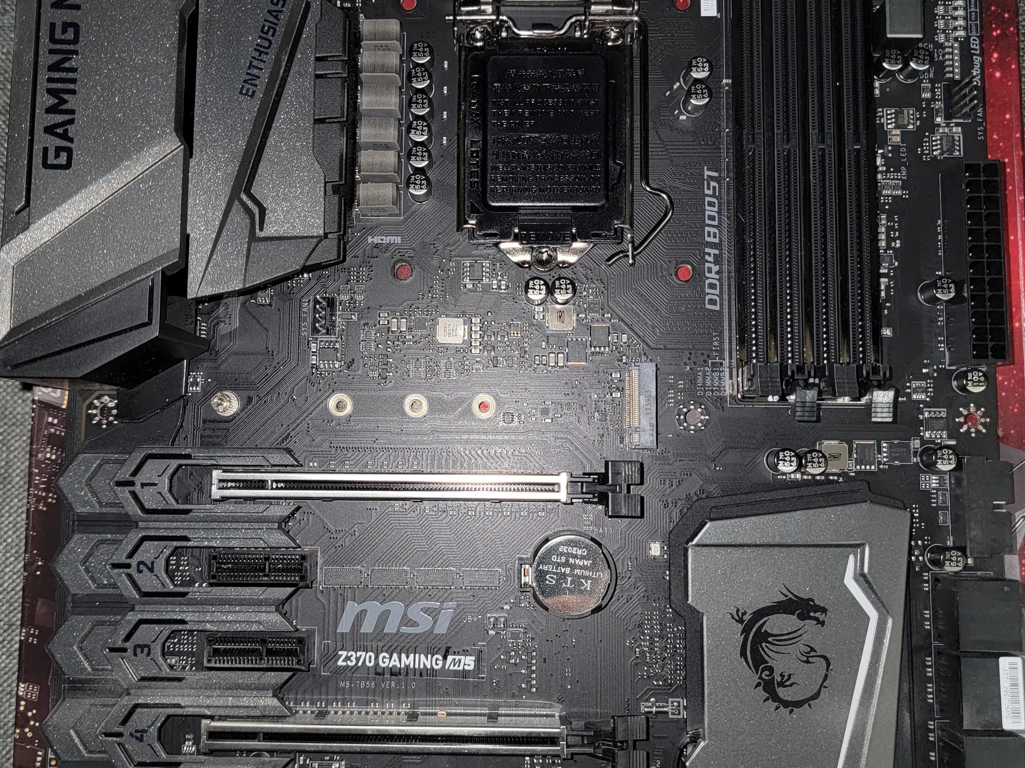MSI Z370 Gaming M5 Motherboard (Supports 9th / 8th Gen Intel Core Socket LGA 1151)