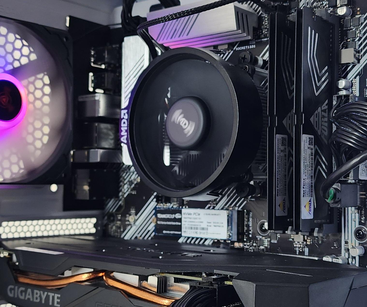 Gaming PC Ryzen 5 5500 16GB RAM 512GB SSD RTX 2060 12GB Windows 11 Computer