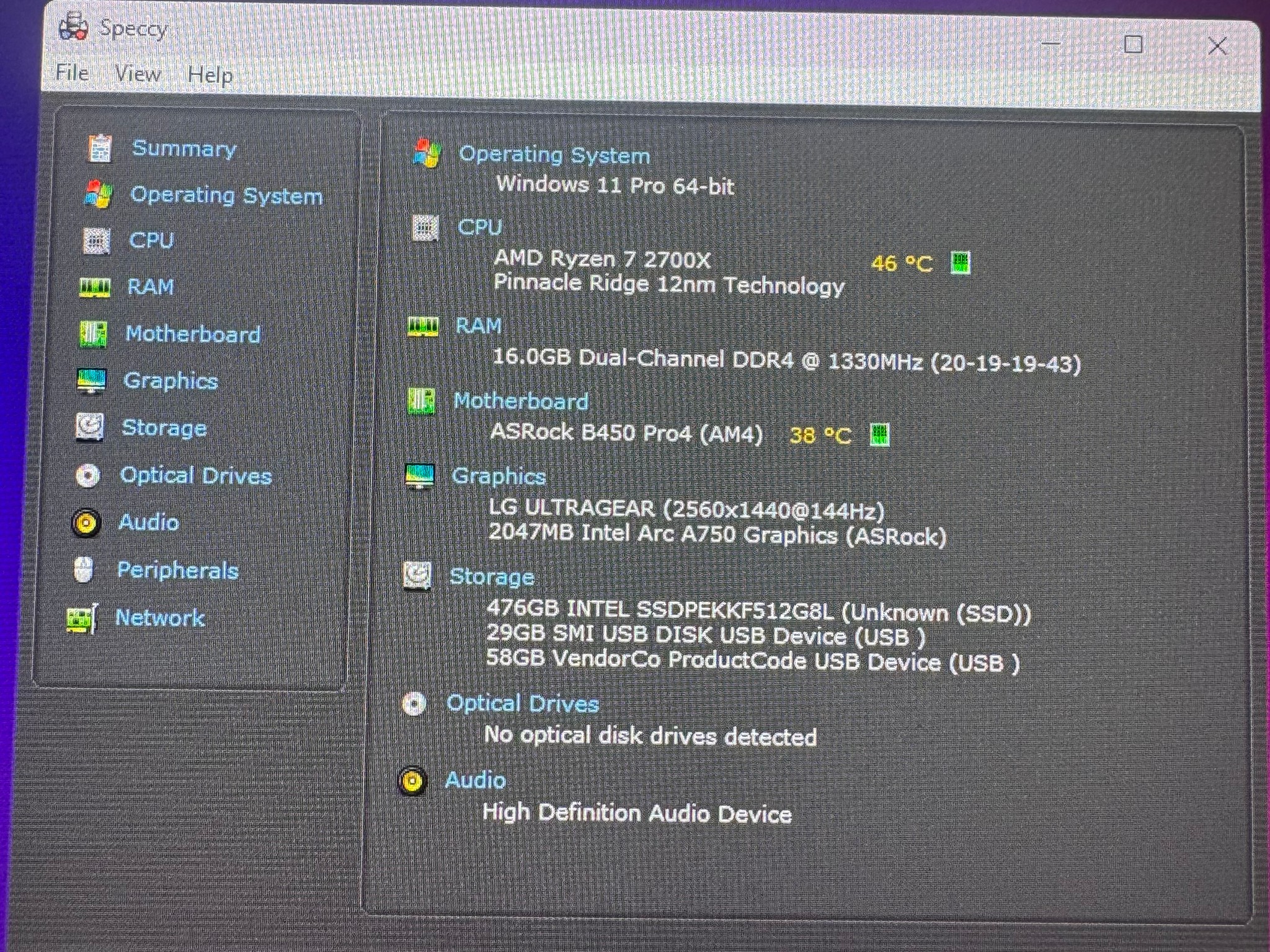 Ryzen 7 2700x | Arc A750| 16GB RAM | NVME SSD | WIFI