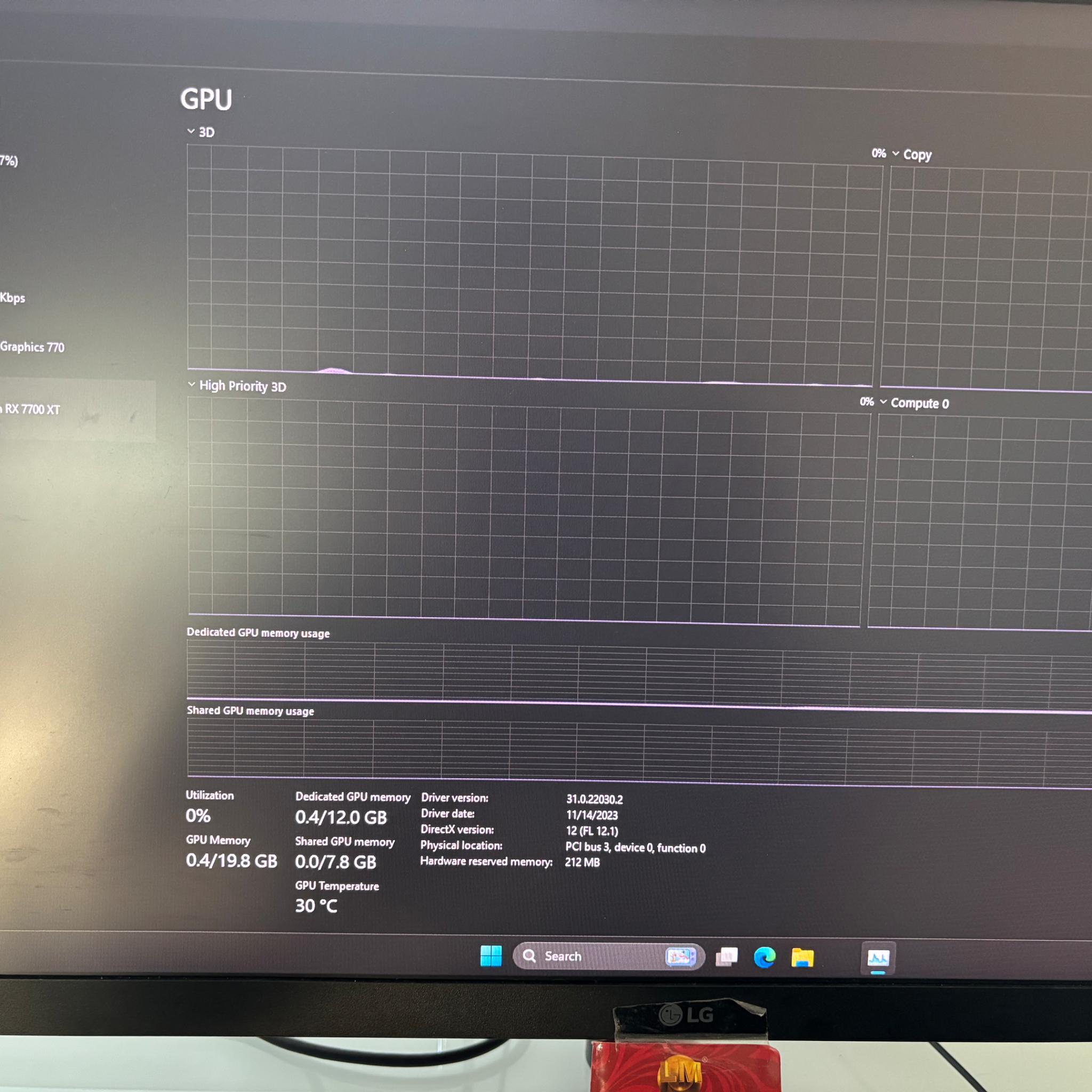 HP OMEN 40L Desktop Gaming Beast - Intel I7-13700,16GB DDR5 5200MHZ,512GB Gen4 SSD,AMD RX 7700XT