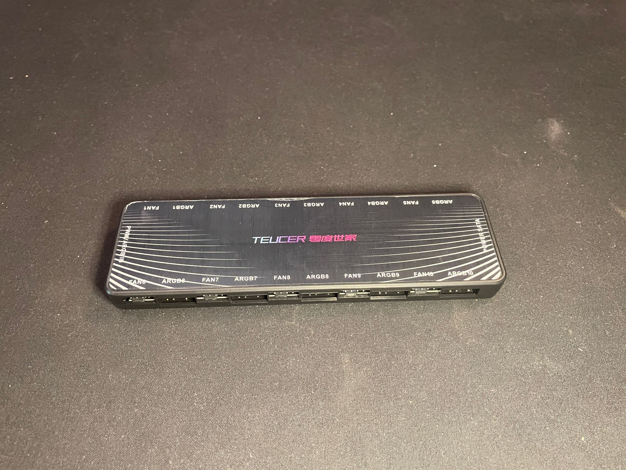 10 ARGB/PWM HUB With ARGB Controller 2 in 1 Fan HUB With Remote