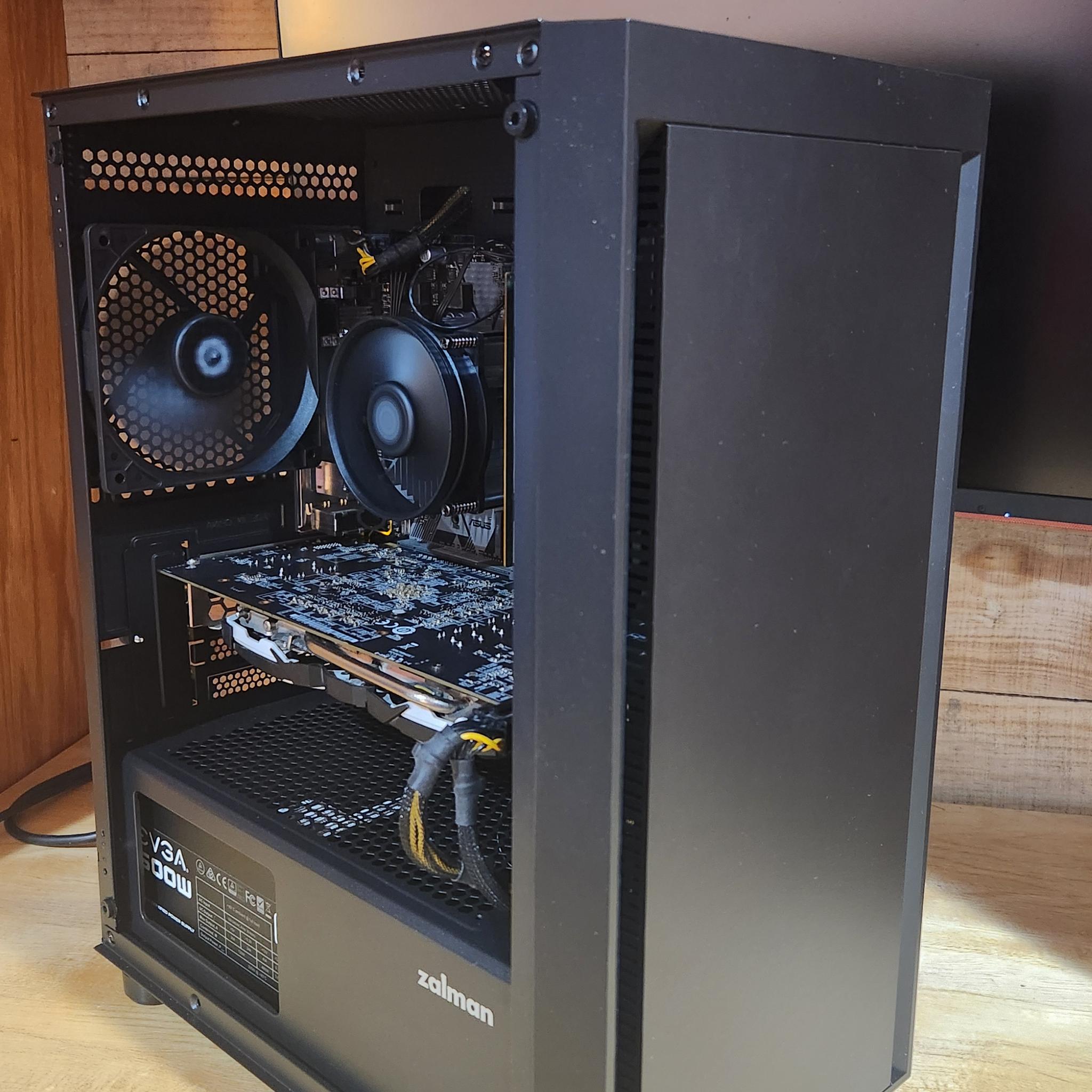 BUDGET GAMING PC Windows 11, RX 580 8GB, i5 9500, 16GB RAM, 500GB SSD