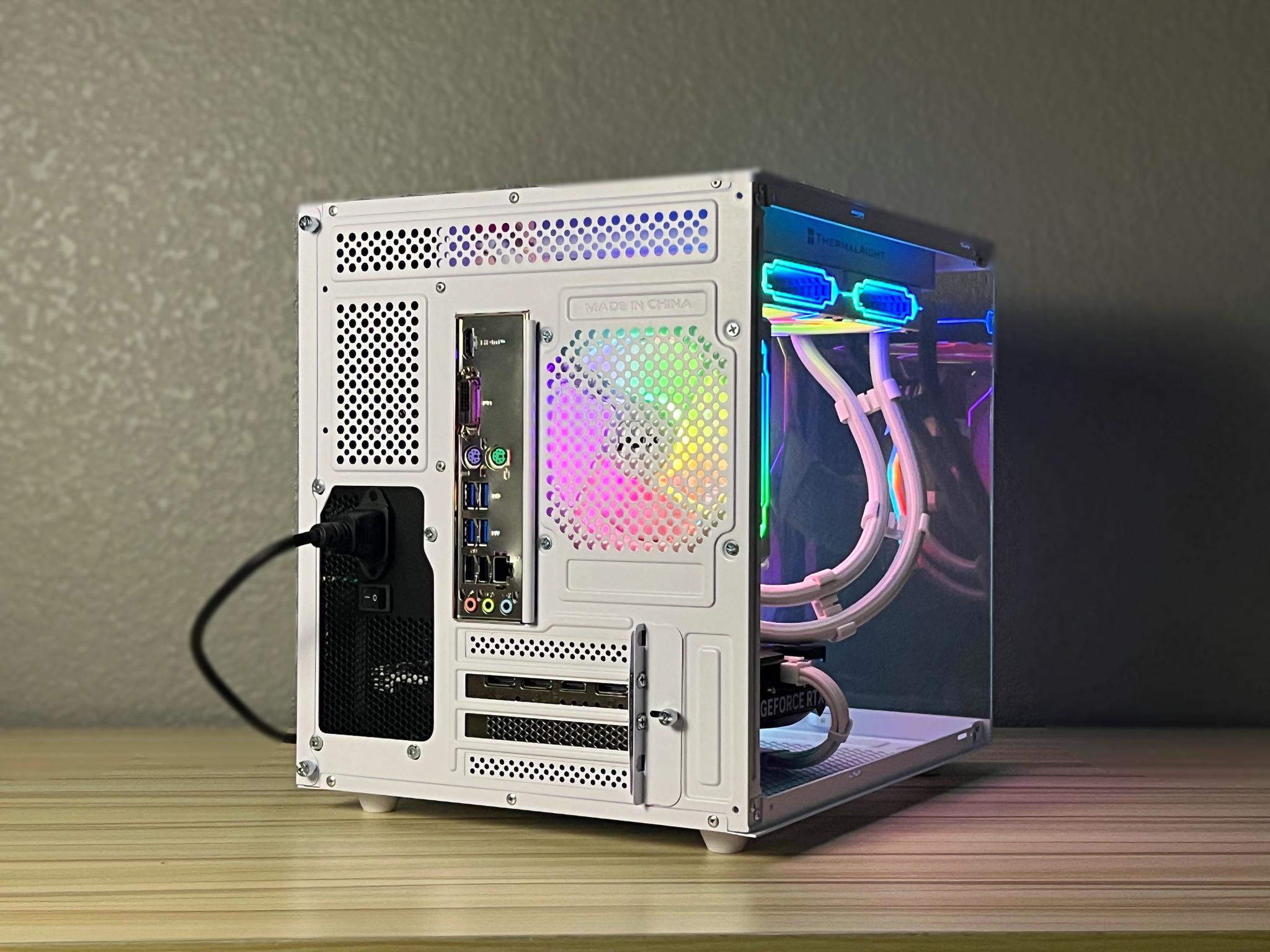 🔥 RTX 4060 Watercooled LCD Performance Gaming PC - Ryzen 5 4500, 16gb, 1tb NVME