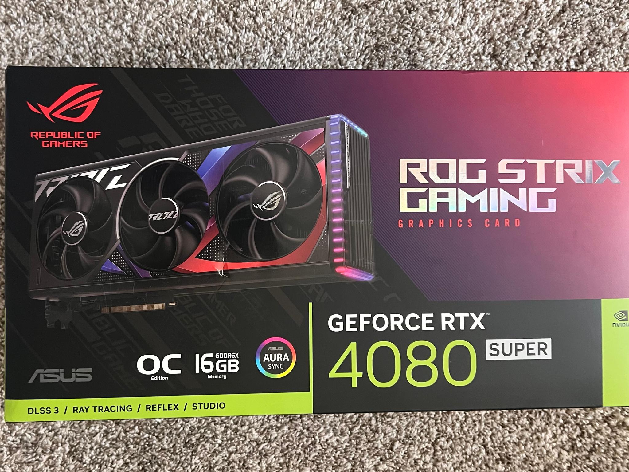 ASUS ROG Strix GeForce RTX 4080 SUPER Gaming OC
