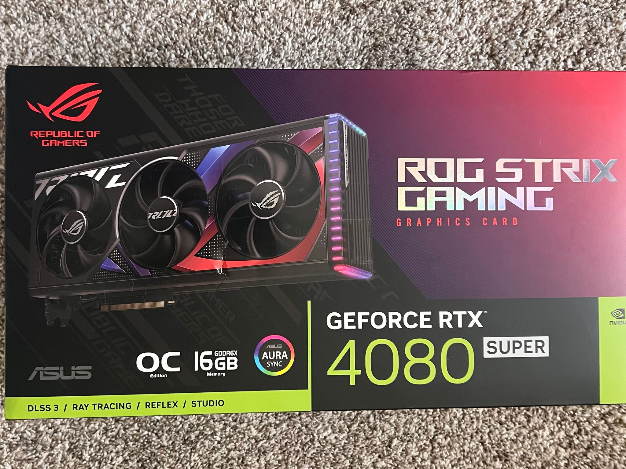 ASUS ROG Strix GeForce RTX 4080 SUPER Gaming OC