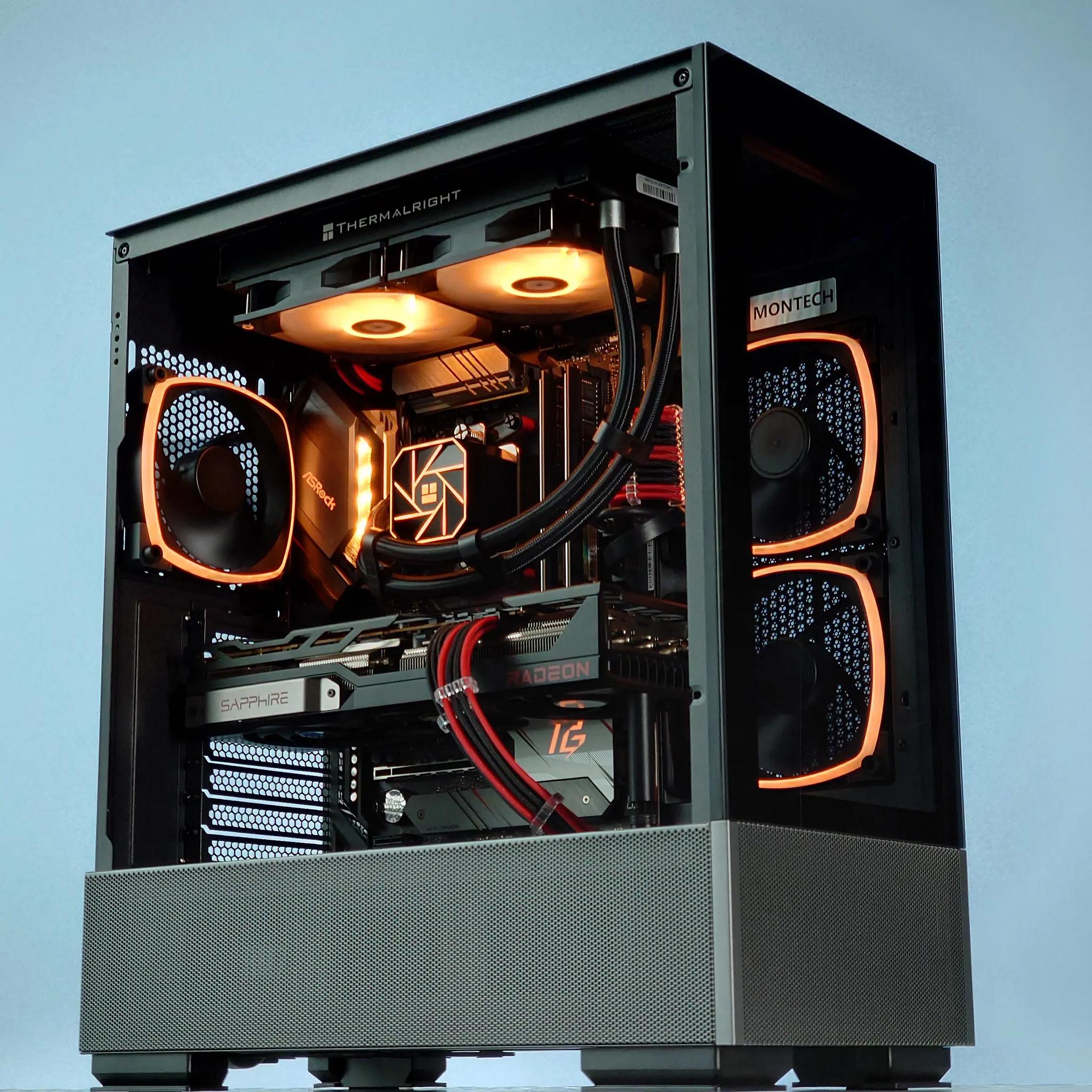 🖤❤️Liquid Cooled Gaming PC🚀AMD RX 6800 16GB🚀AMD Ryzen 7 5800X 8 core🚀32GB DDR4🚀1TB SSD