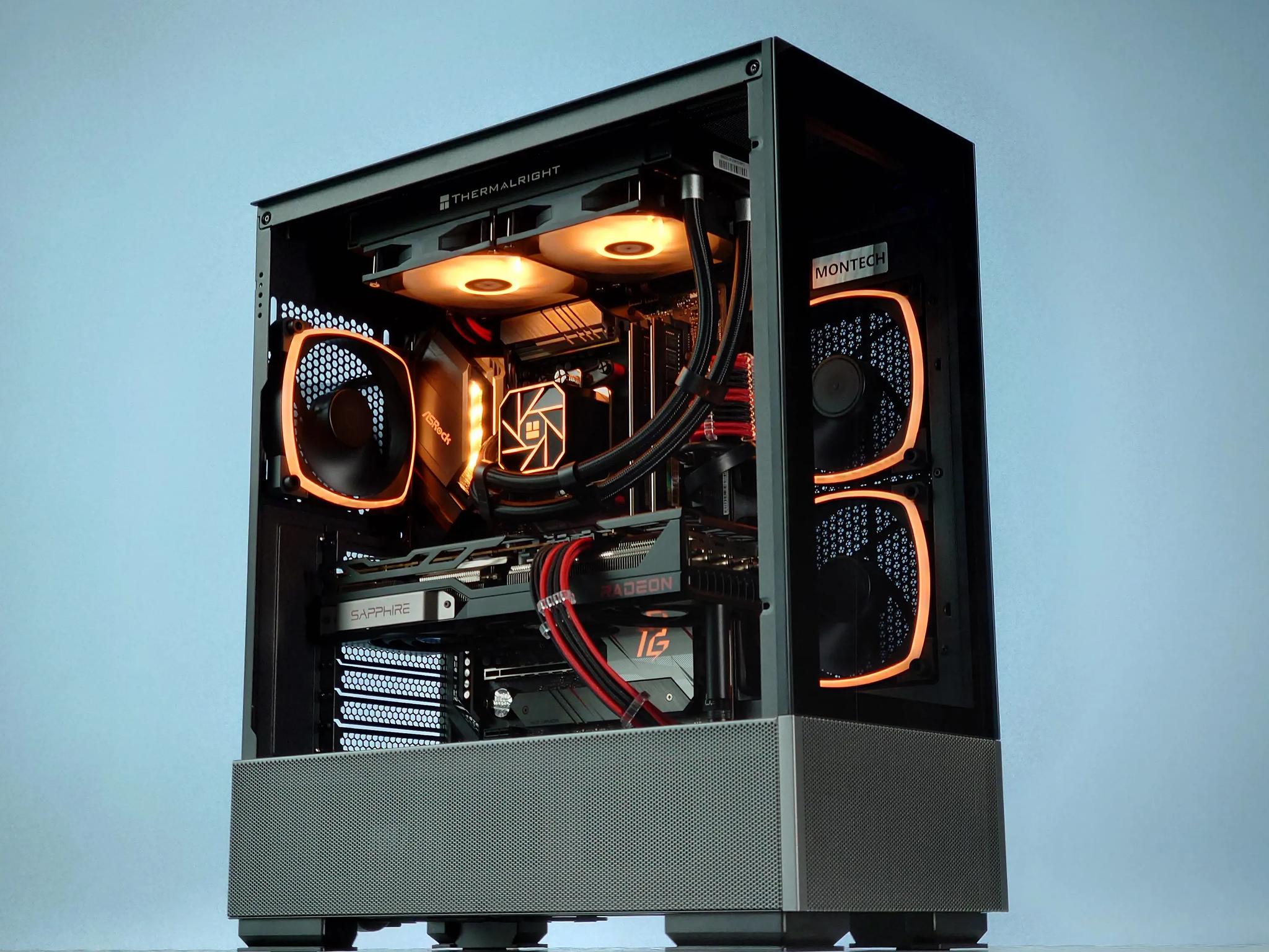 🖤❤️Liquid Cooled Gaming PC🚀AMD RX 6800 16GB🚀AMD Ryzen 7 5800X 8 core🚀32GB DDR4🚀1TB SSD