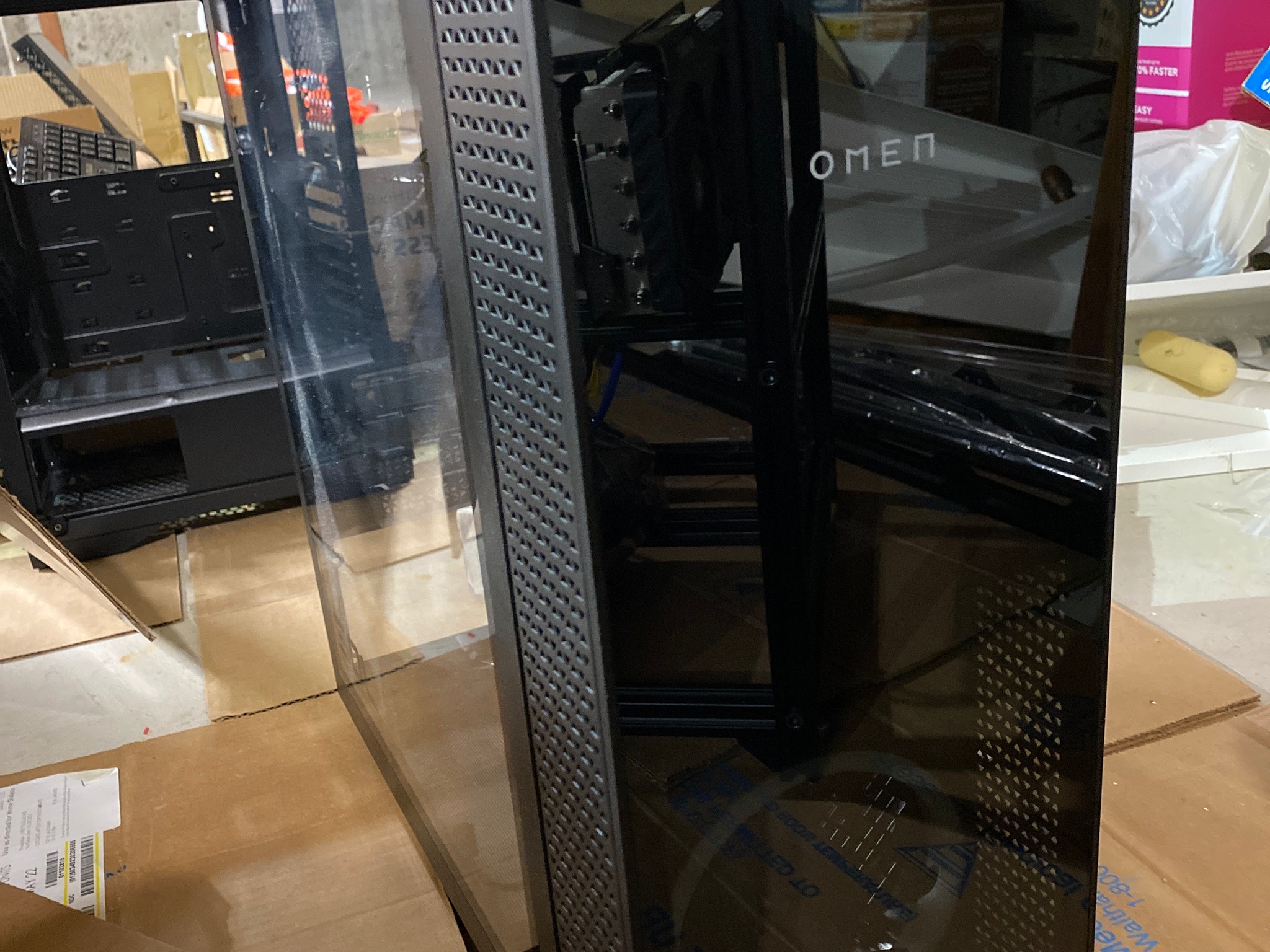 Hp omen pc case and motherboard am4 b550 + cooler