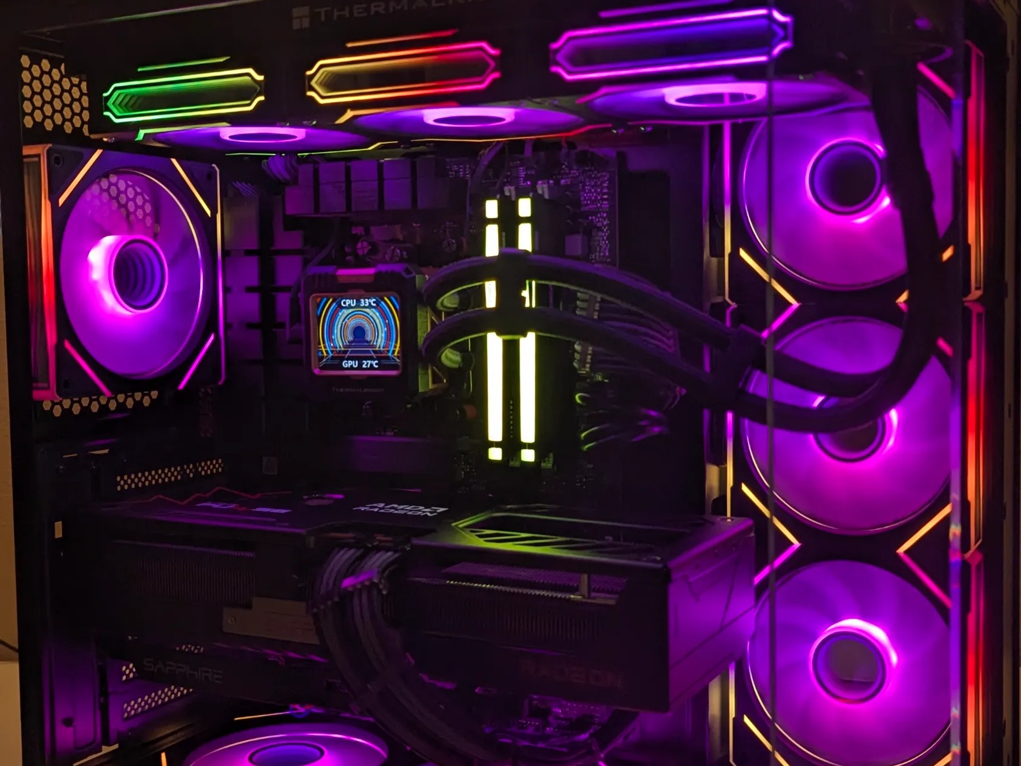 🔥 Ultimate Gaming PC - |RX 9070XT 16GB| RYZEN 7800X3D| 32GB DDR5 | 2TB SSD| 360MM AIO|